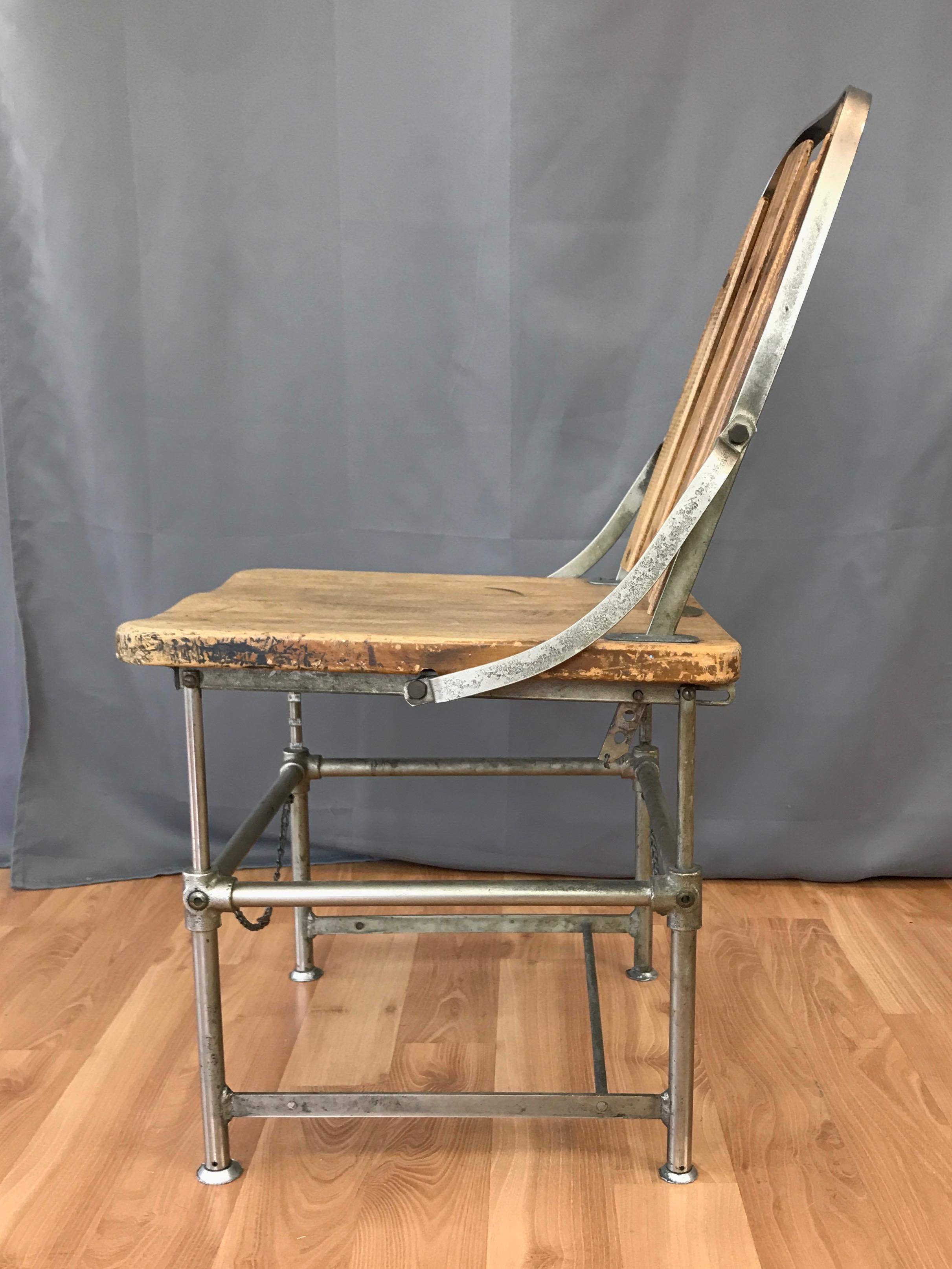 Brizard & Young “Adjustable Industrial Chair”, circa 1900 4