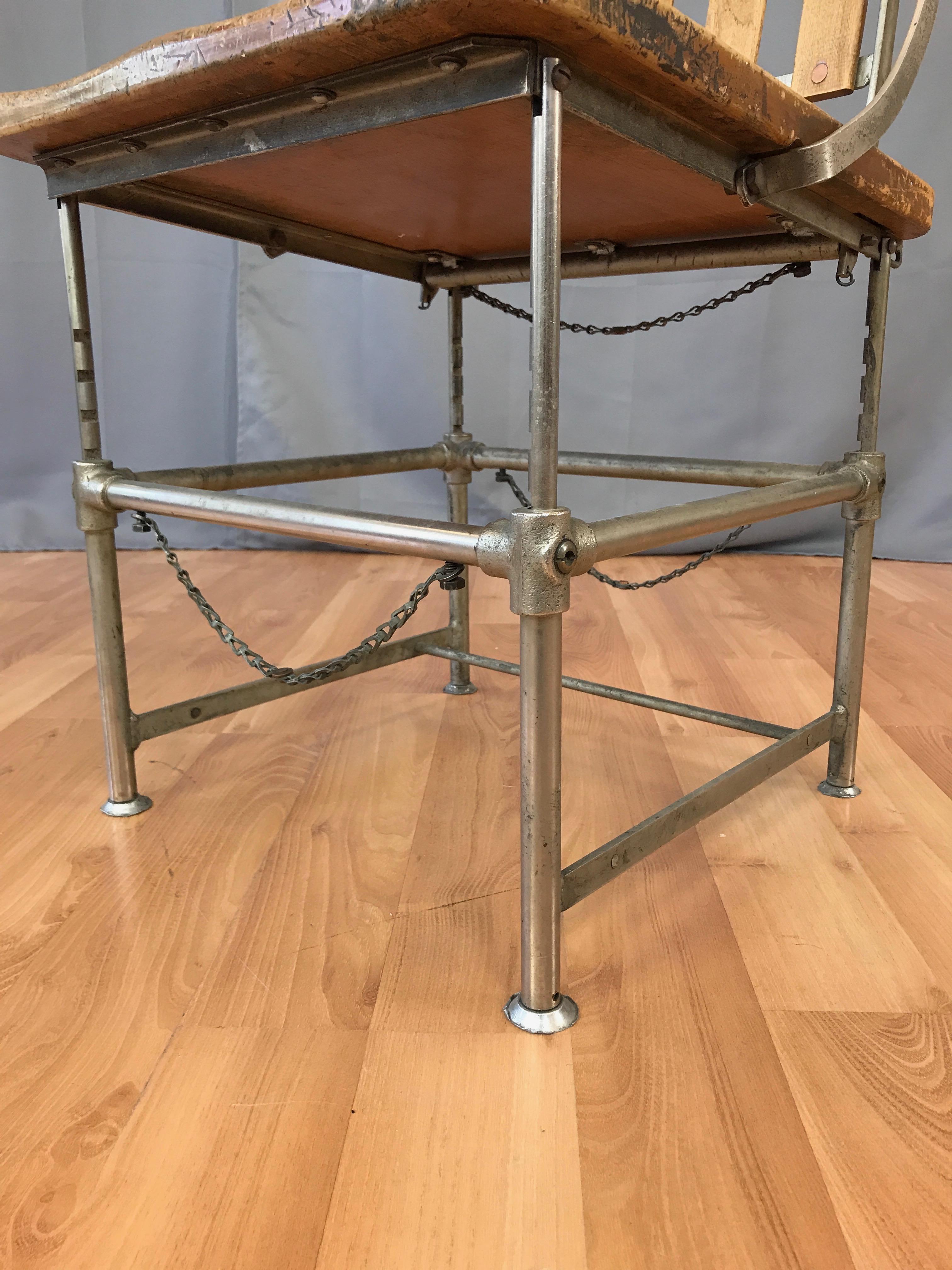 Brizard & Young “Adjustable Industrial Chair”, circa 1900 10