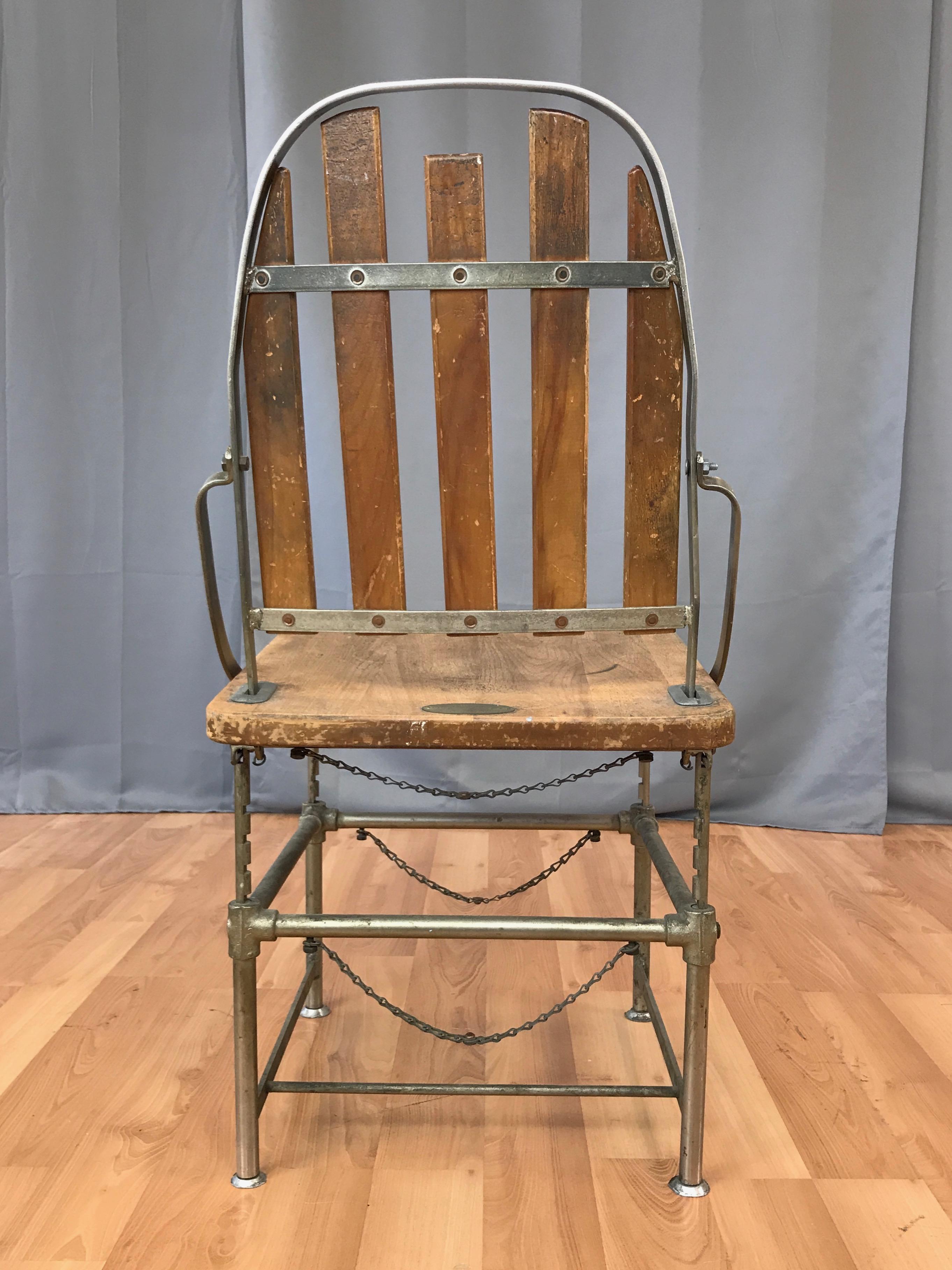 Brizard & Young “Adjustable Industrial Chair”, circa 1900 2