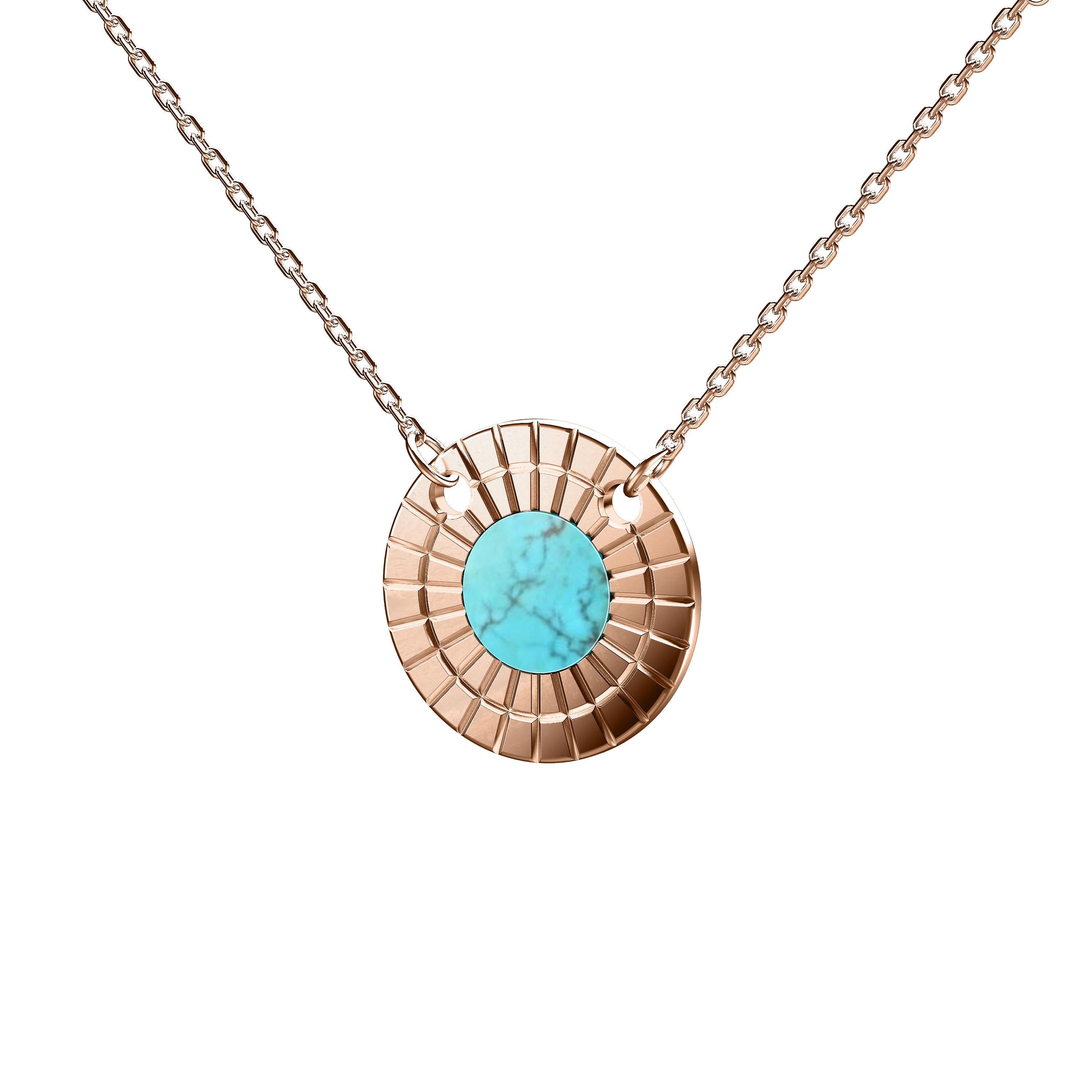 BRM Eclipse Necklace 18k Rose Gold In New Condition For Sale In Magny En Vexin, FR