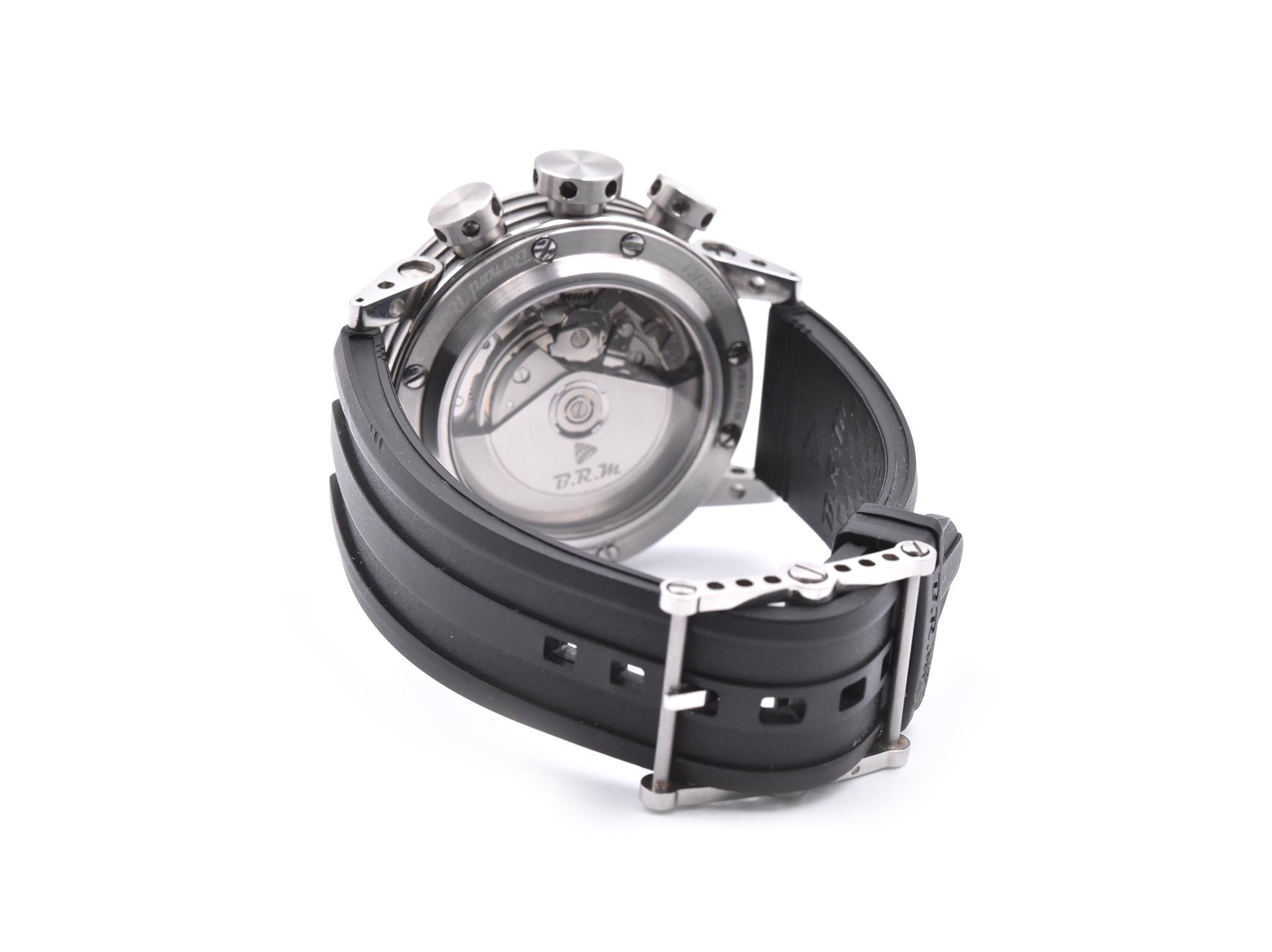 Men's B.R.M Stainless Steel Chronograph Watch Ref. V12