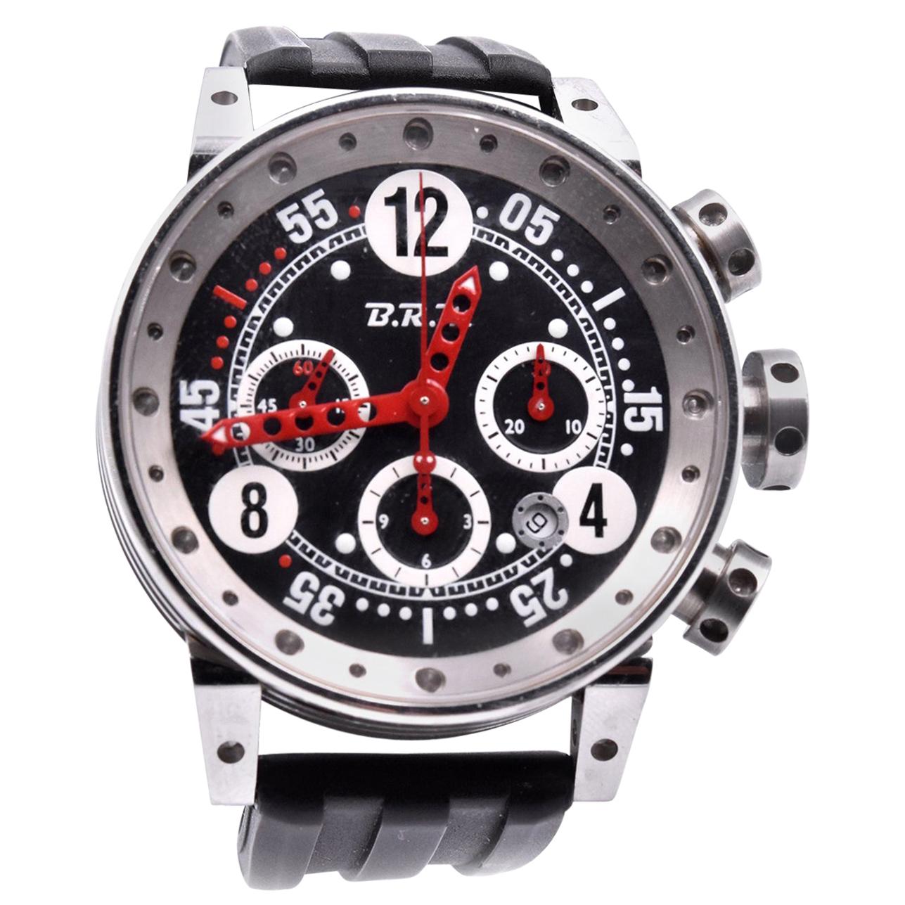 B.R.M Stainless Steel Chronograph Watch Ref. V12