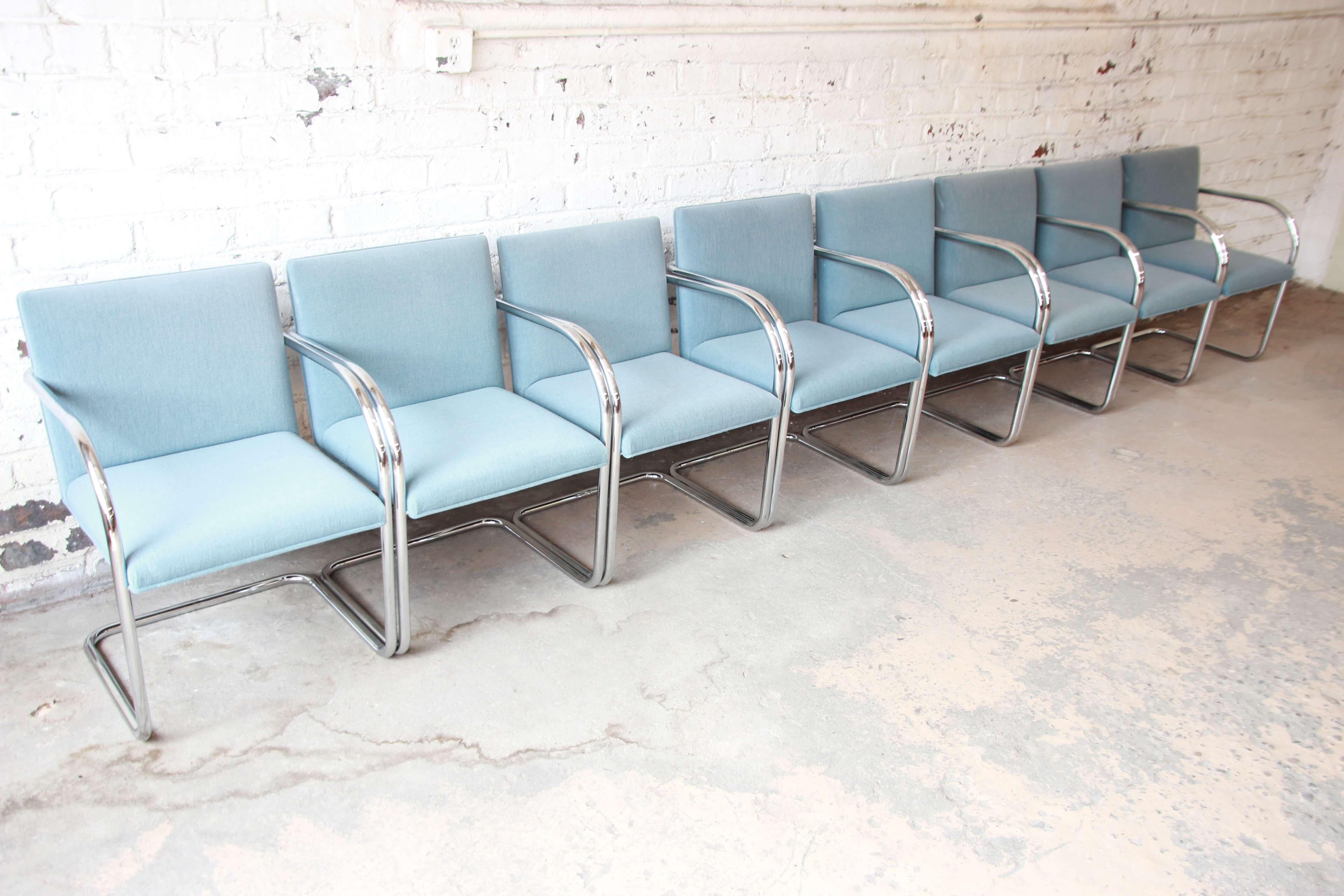 Brno Club Chairs by Gordon International, 8 Available In Good Condition In South Bend, IN