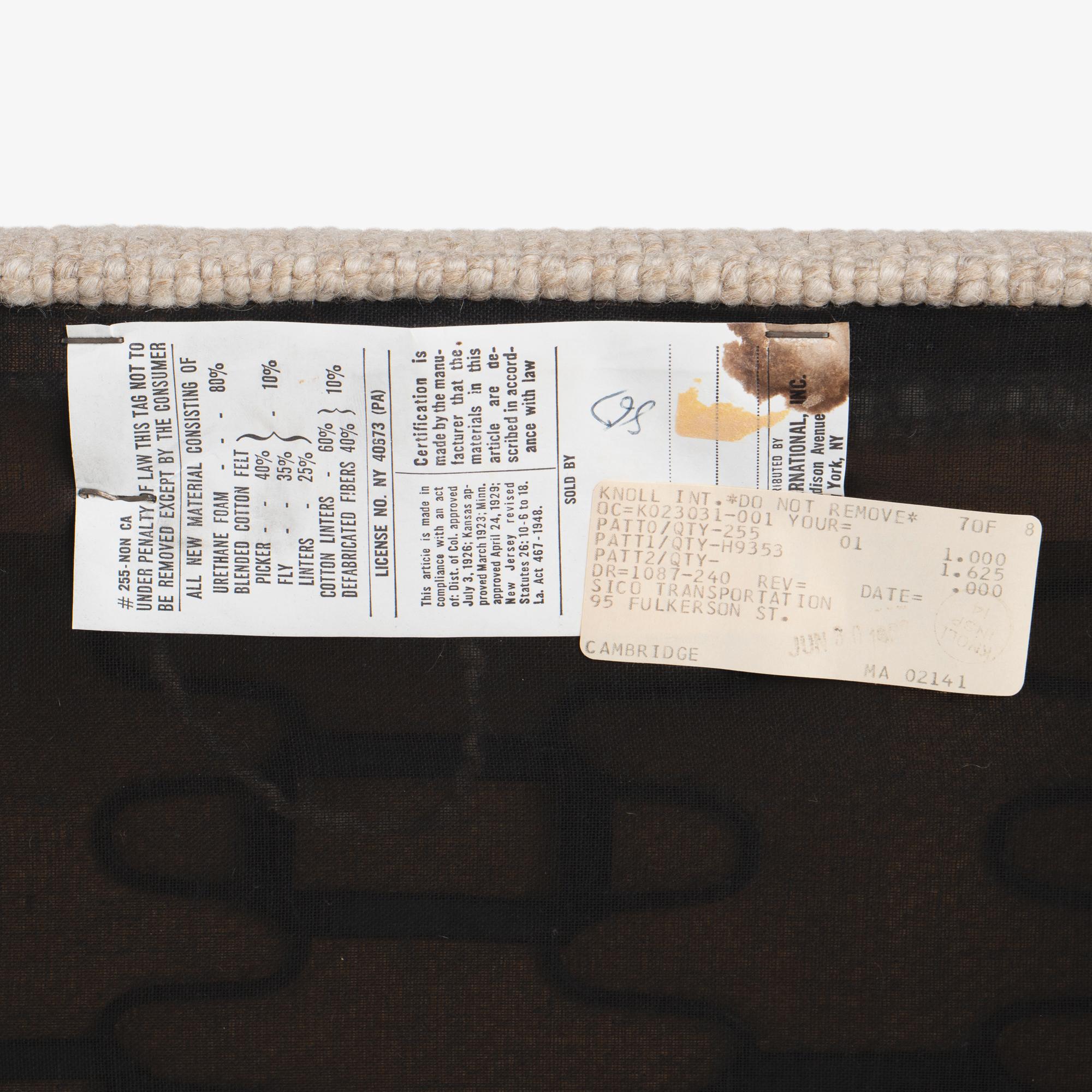 Sedie Brno Flat-Bar di Knoll in lana originale avorio e acciaio inossidabile, set da 8 in vendita 8