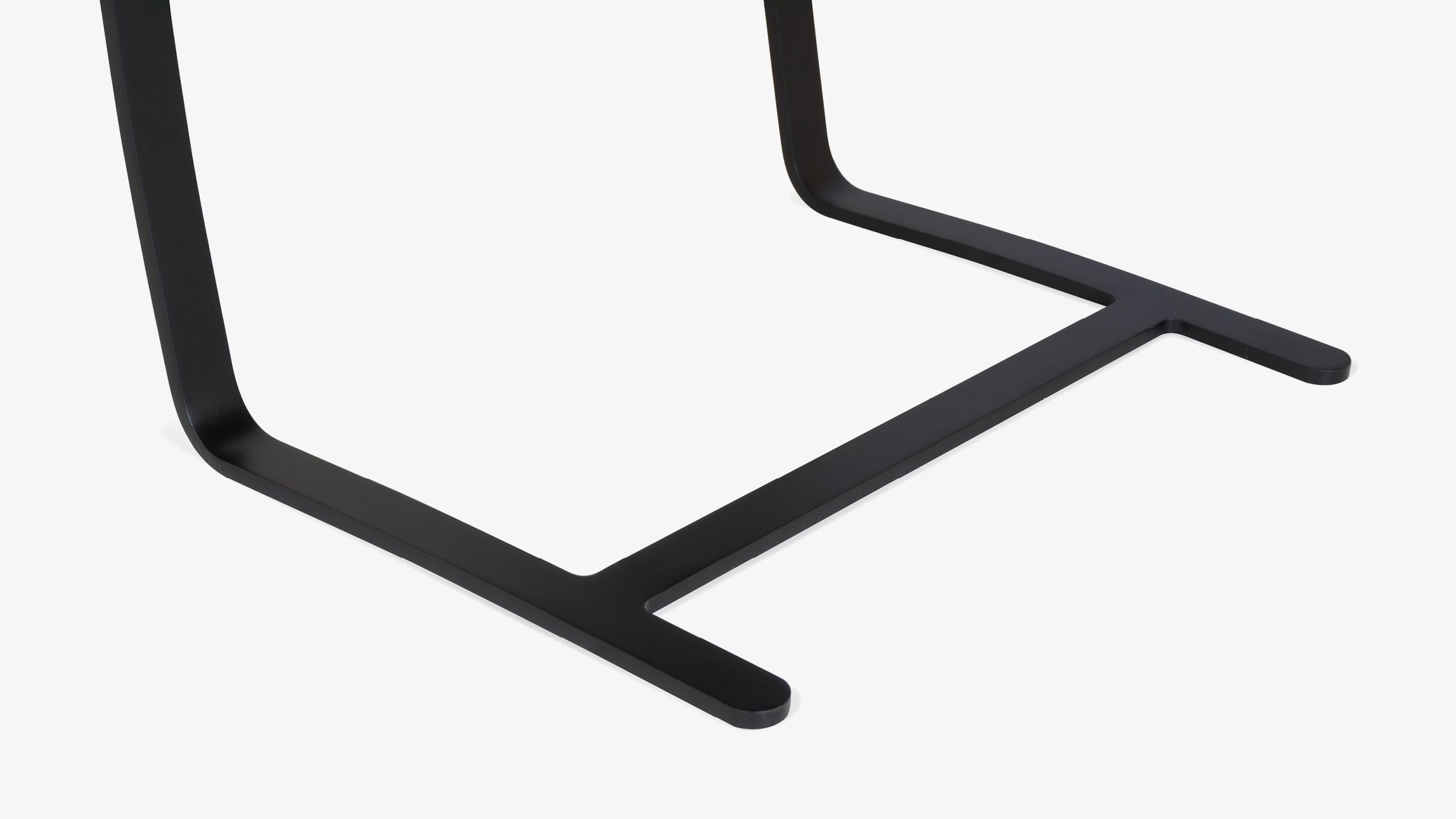 Brno Flat-Bar Chairs Velvet, Obsidian Matte by Mies van der Rohe for Knoll, 6 1