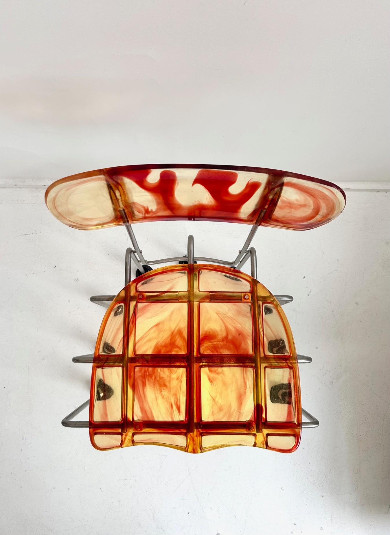 Broadway 9 legs chair by Gaetano Pesce for Bernini, 1993 For Sale 7