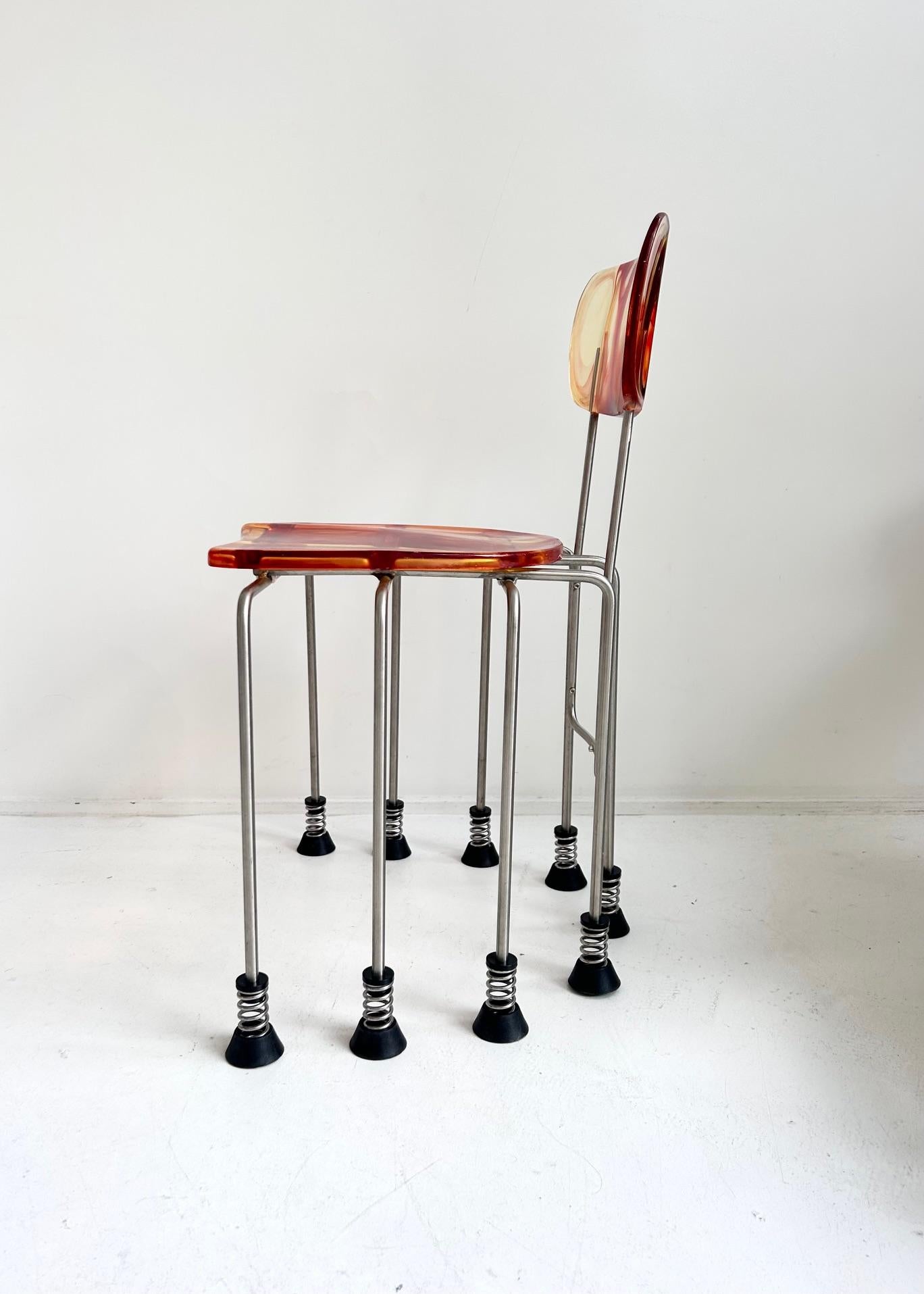 Broadway 9 legs chair by Gaetano Pesce for Bernini, 1993 For Sale 3