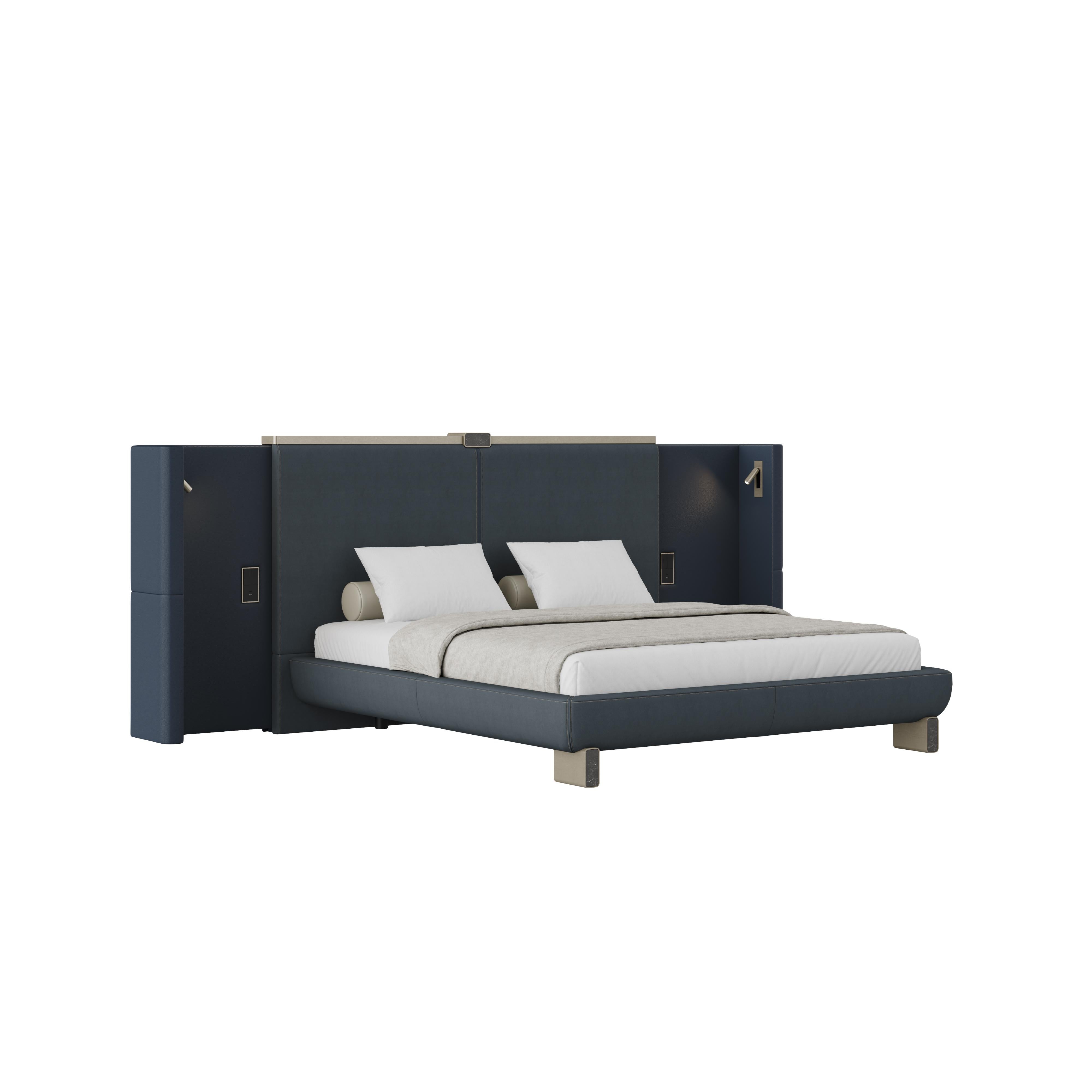 Broadway Bed By Porus Studio Made in Portugal Moderno en venta