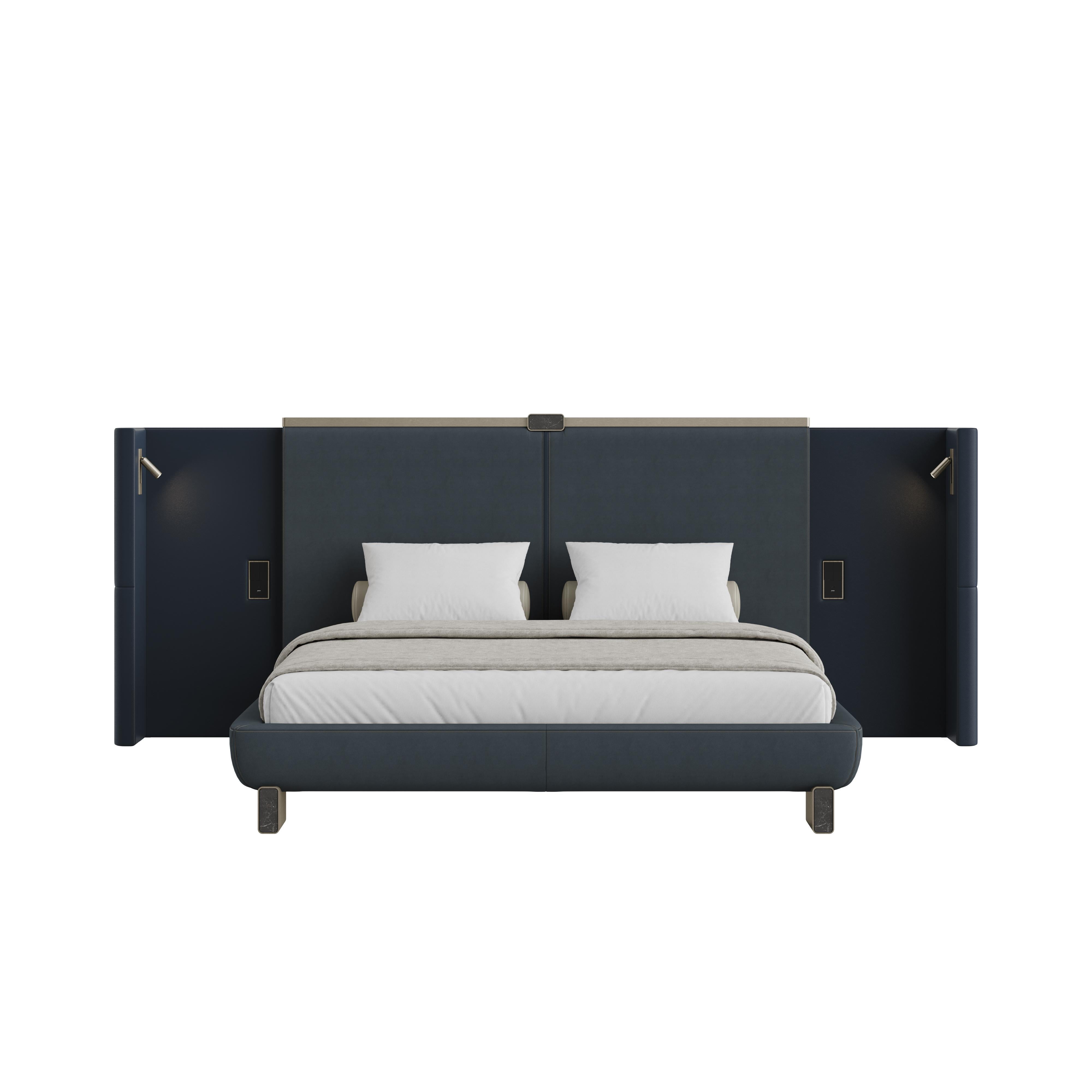 Broadway Bed By Porus Studio Made in Portugal Acero inoxidable en venta