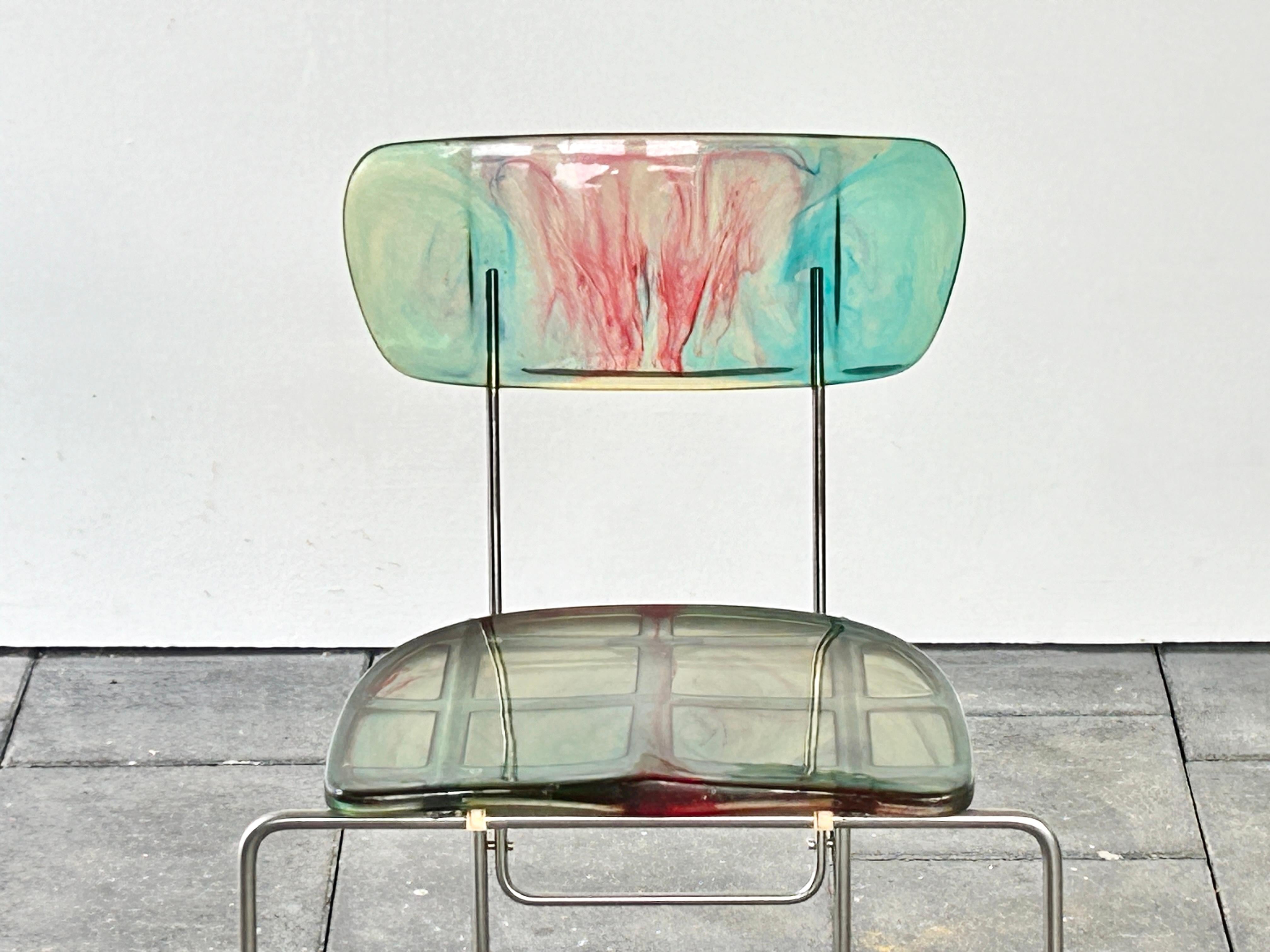 Broadway chair designed by Gaetano Pesce for Bernini, 1993 For Sale 5
