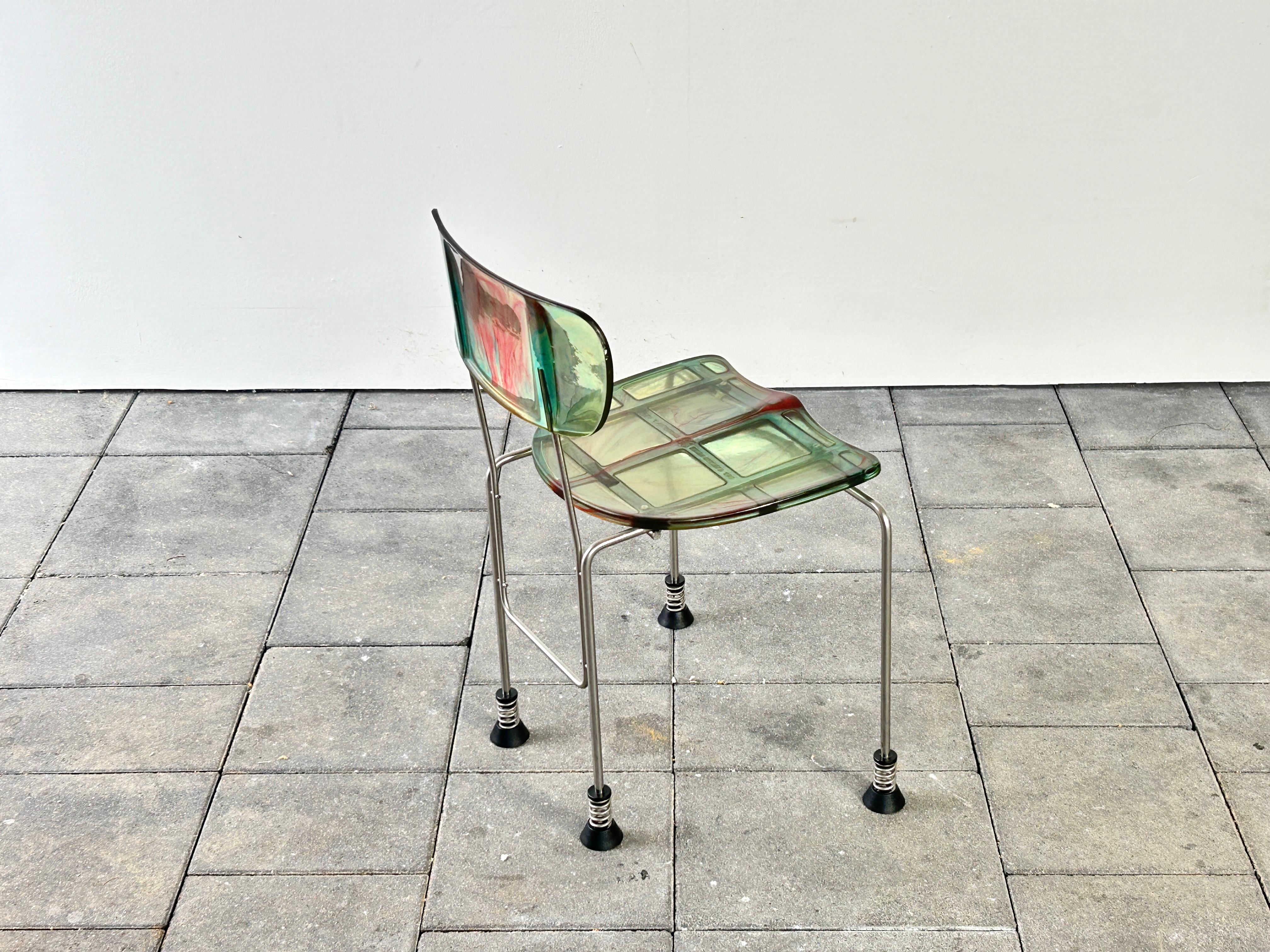 Broadway chair designed by Gaetano Pesce for Bernini, 1993 In Good Condition For Sale In Offenburg, Baden Wurthemberg