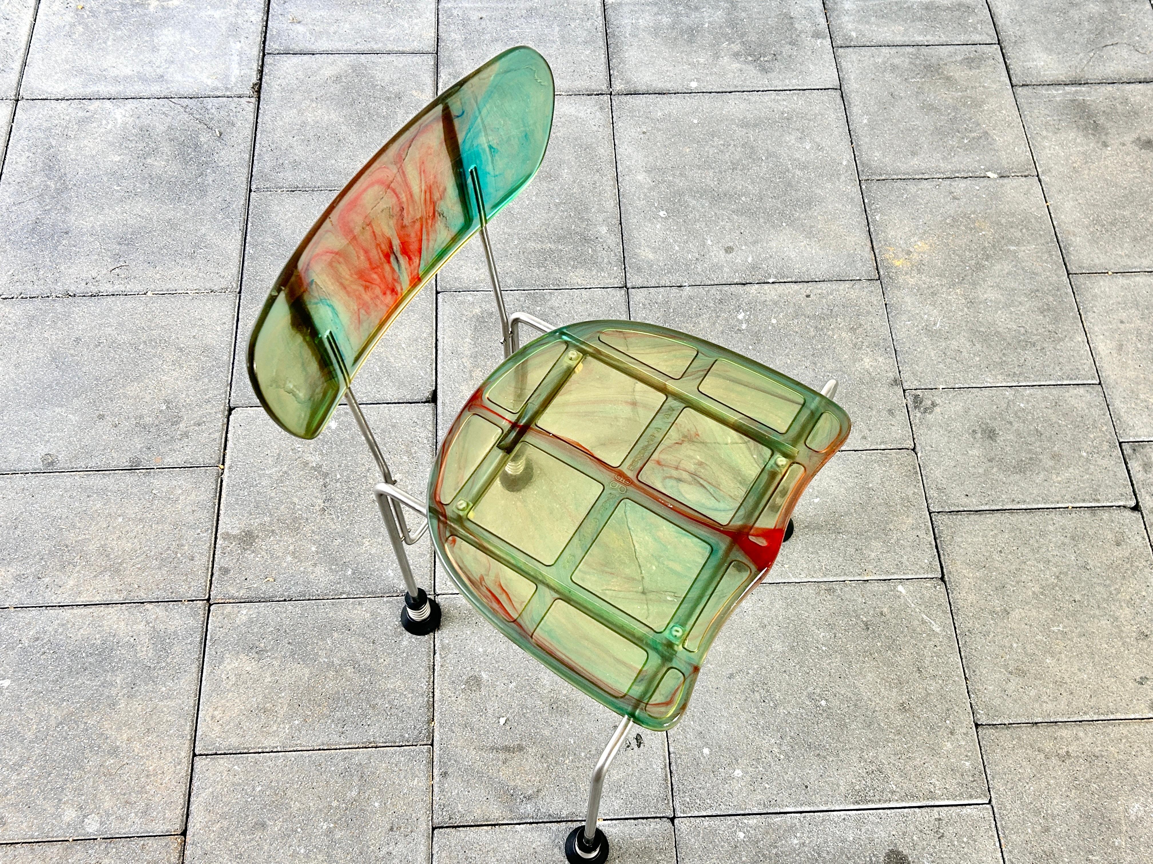 Late 20th Century Broadway chair designed by Gaetano Pesce for Bernini, 1993 For Sale