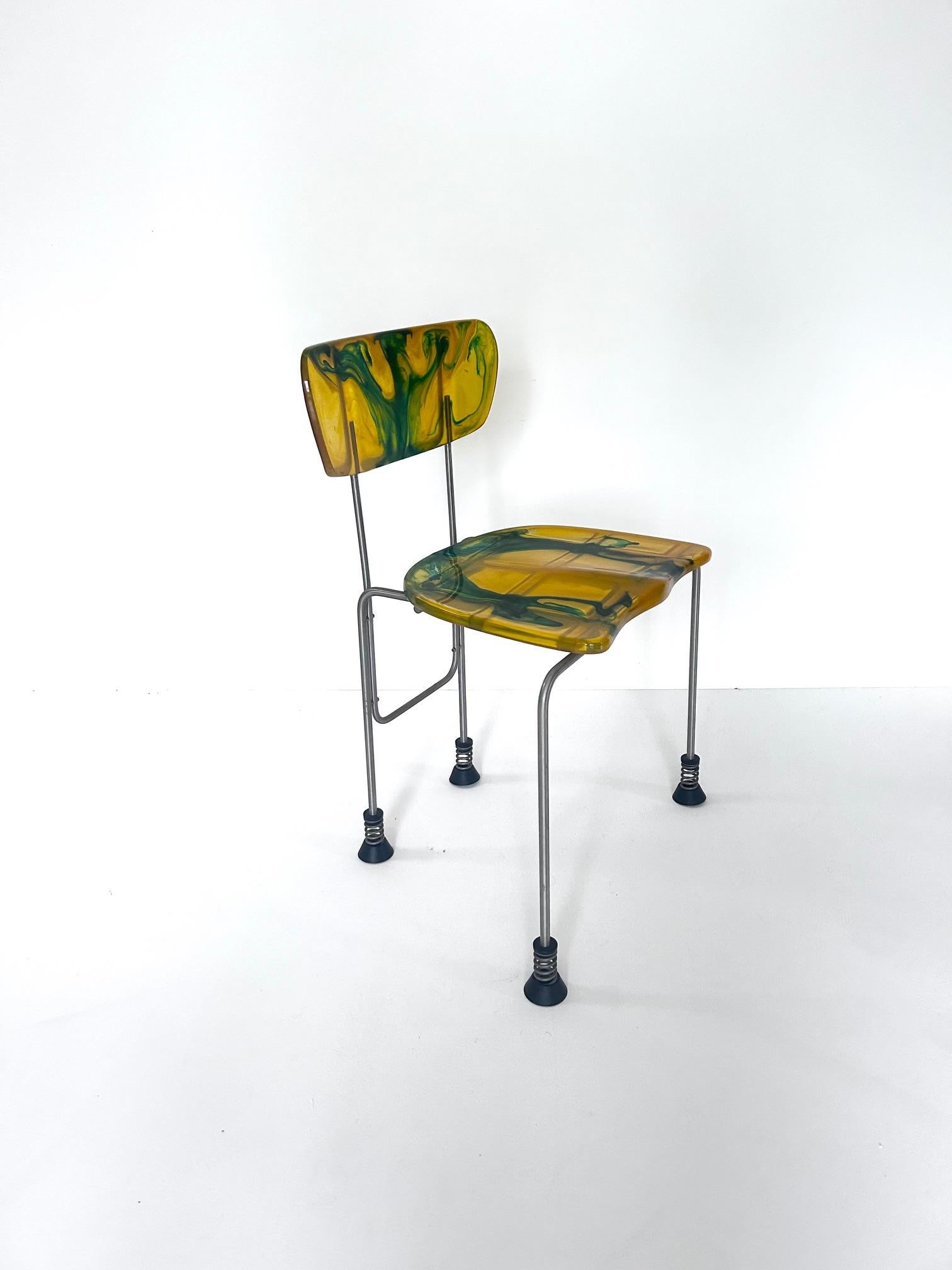Italian Broadway chair, Gaetano Pesce, Bernini, 1993 For Sale
