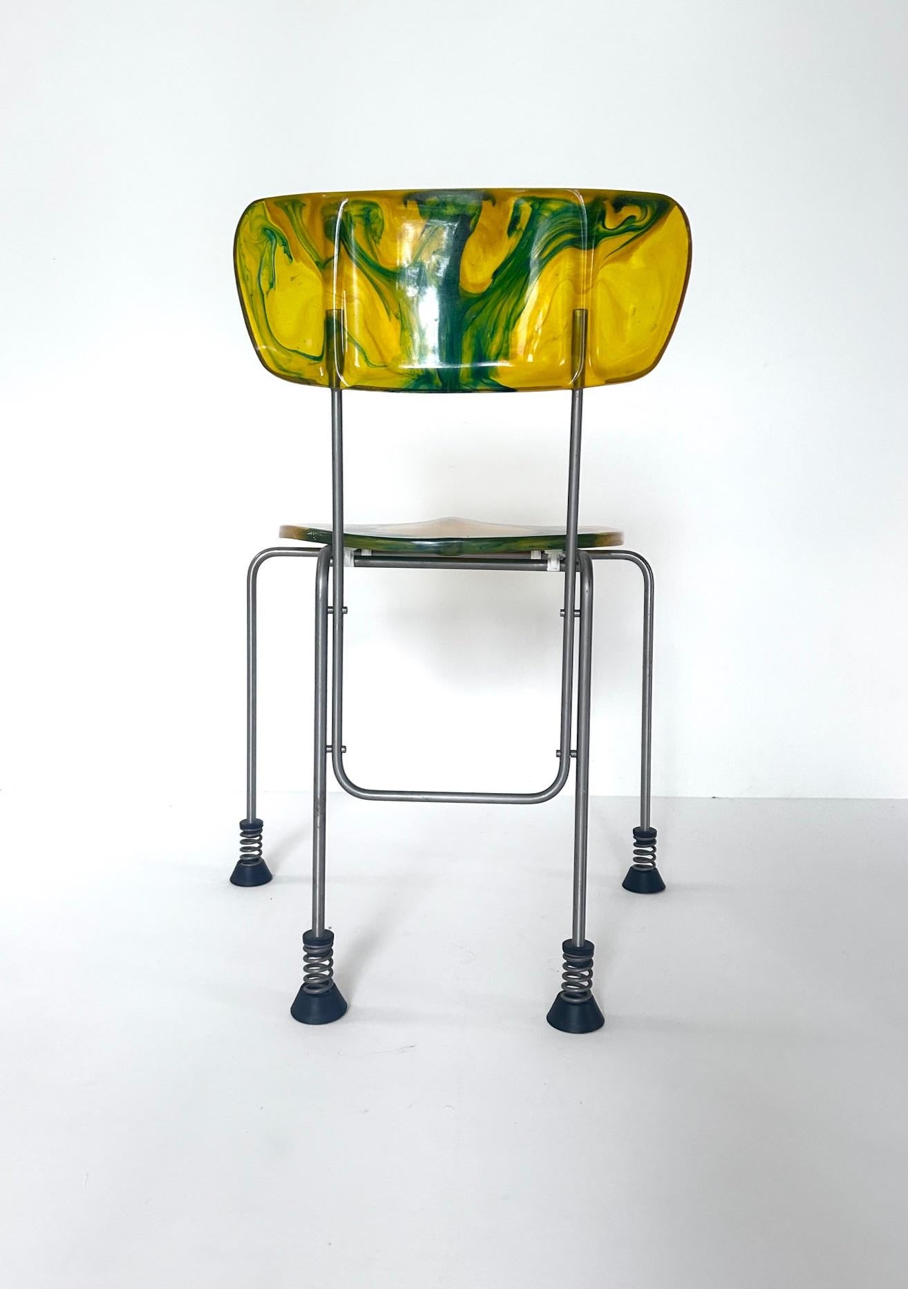 Broadway chair, Gaetano Pesce, Bernini, 1993 In Excellent Condition For Sale In PARIS, FR