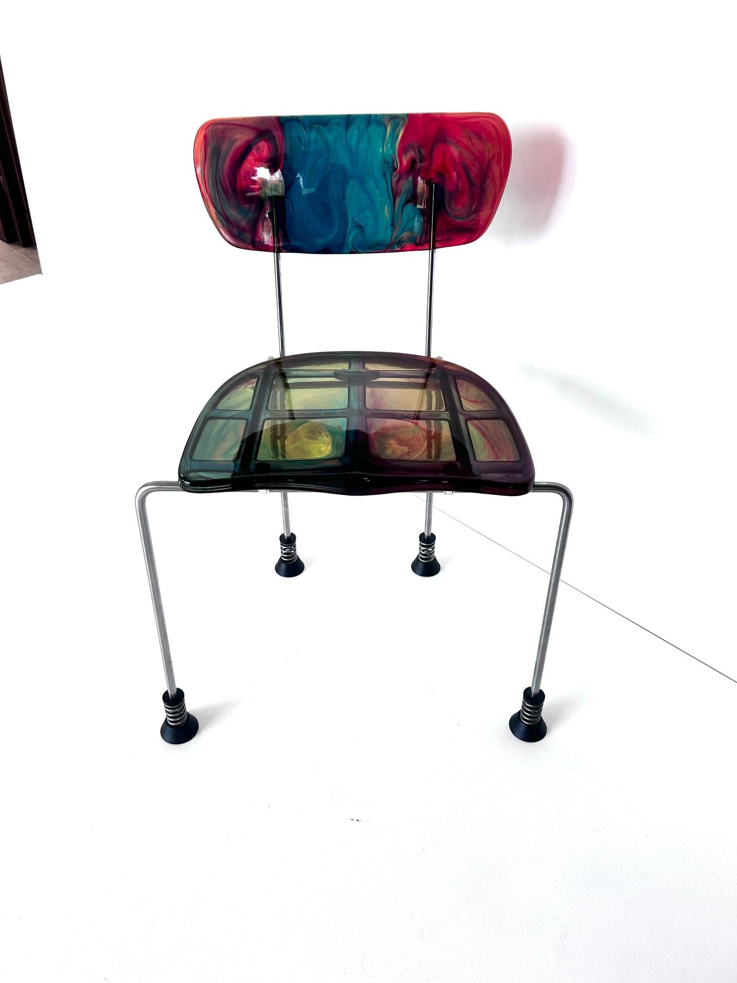 Broadway chair, Gaetano Pesce, Bernini, 1993 For Sale 2