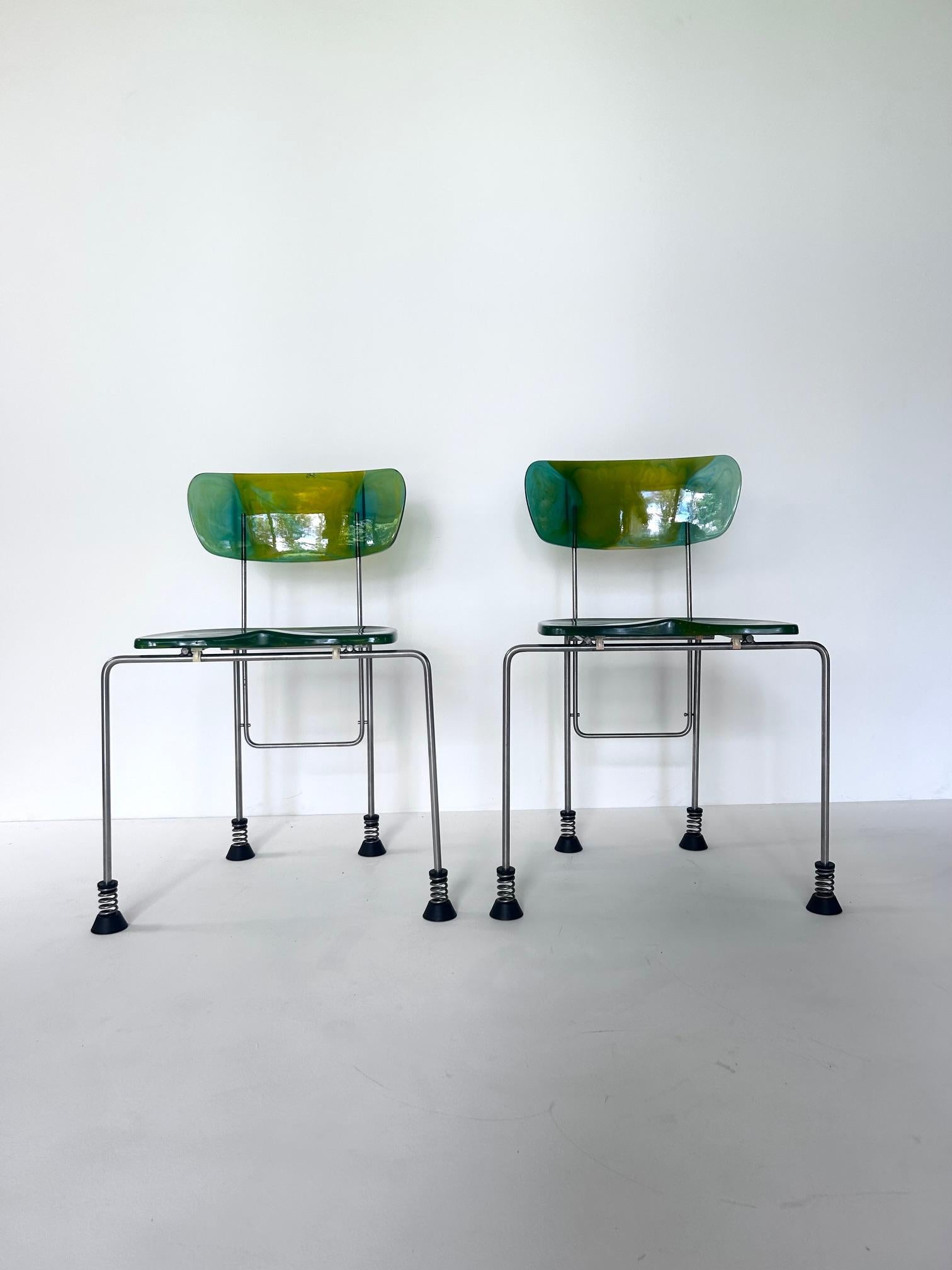 Broadway-Stuhl, Gaetano Pesce, Bernini, 2er-Set, 1993 (Ende des 20. Jahrhunderts) im Angebot