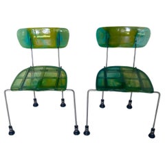 Broadway chair, Gaetano Pesce, Bernini, set of 2, 1993
