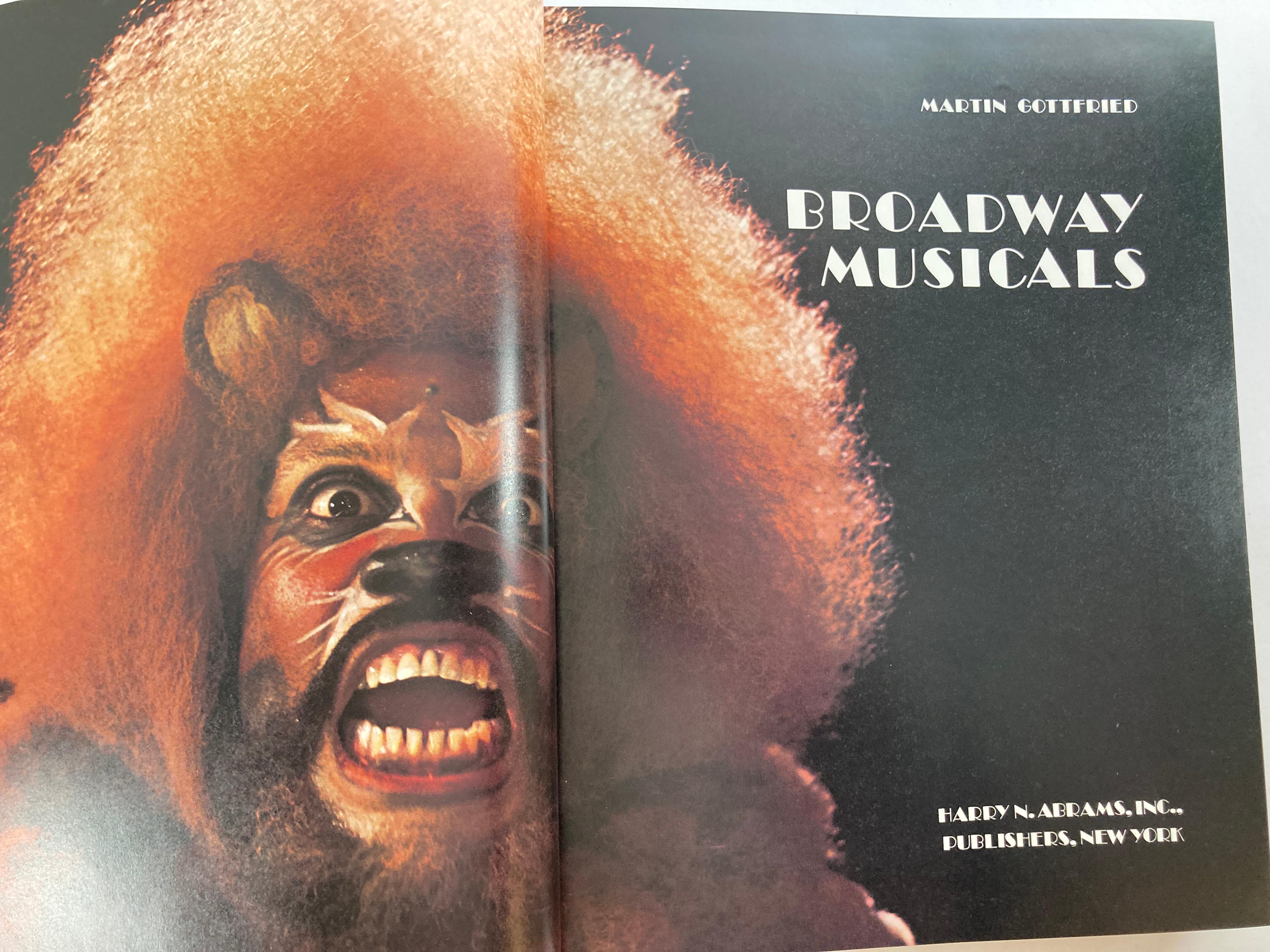 Broadway Musical Martin Gottfried 1979 Hardcover Book 1
