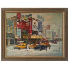 "Broadway" NYC Street Scene Painting