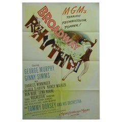 Vintage Broadway Rhythm, Unframed Poster, 1944