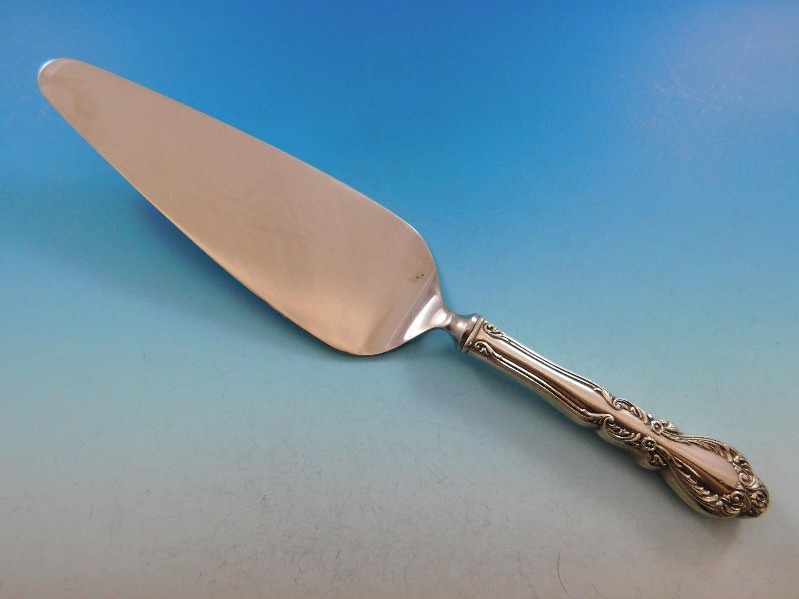 Brocado de International Sterling Juego de cubiertos de plata para 12 Servicio 65 piezas en venta 5