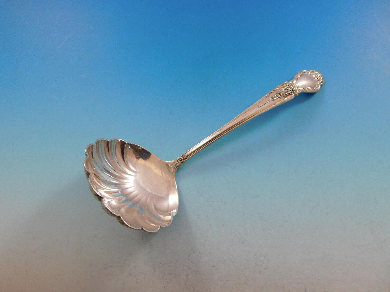 Brocado de International Sterling Juego de cubiertos de plata para 12 Servicio 65 piezas en venta 3