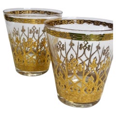 Brocade Motif Glassware- Set of 5