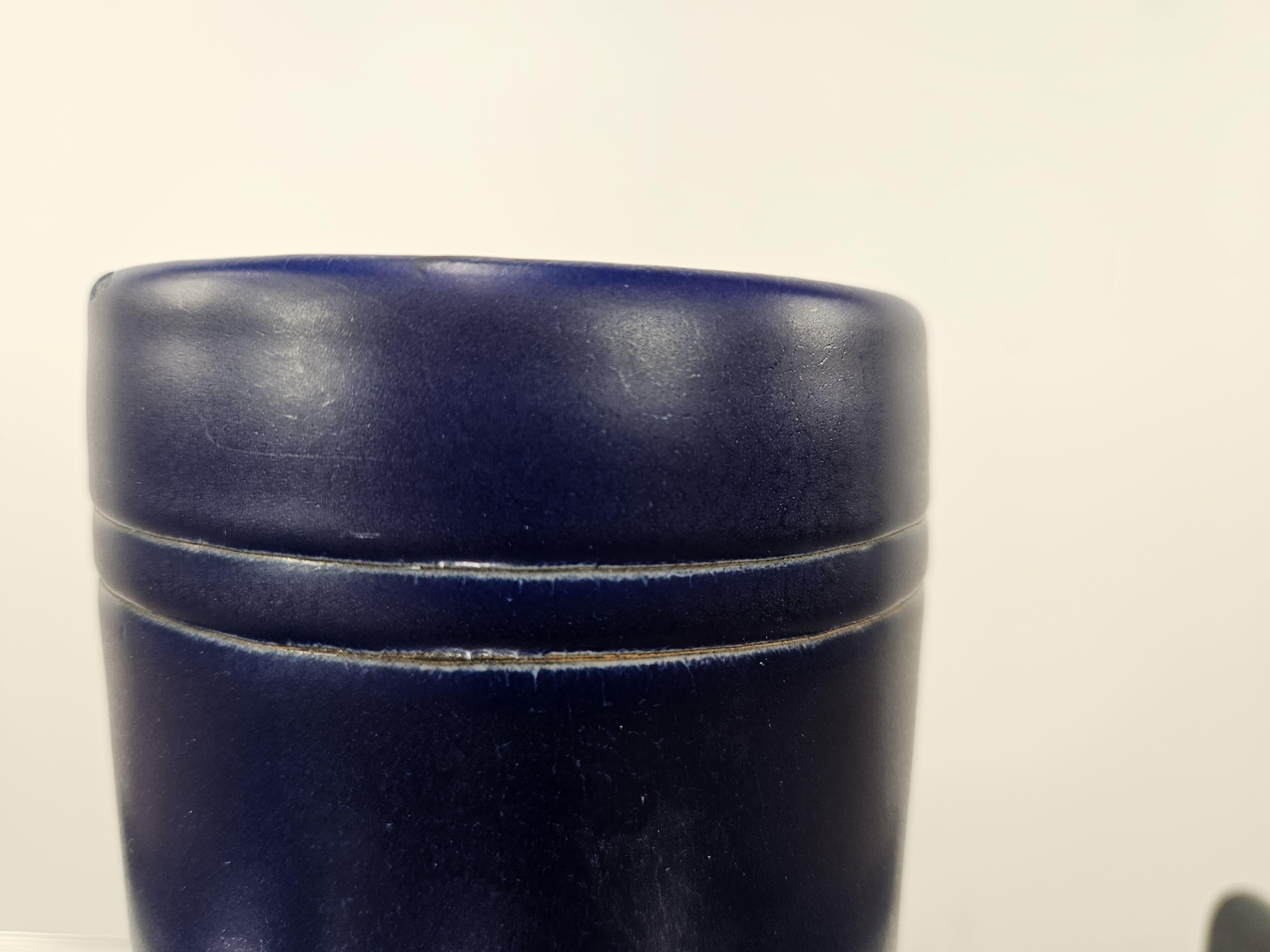 Ceramica Brocca e sei bicchieri in ceramica di F. Santi anni '70 in vendita