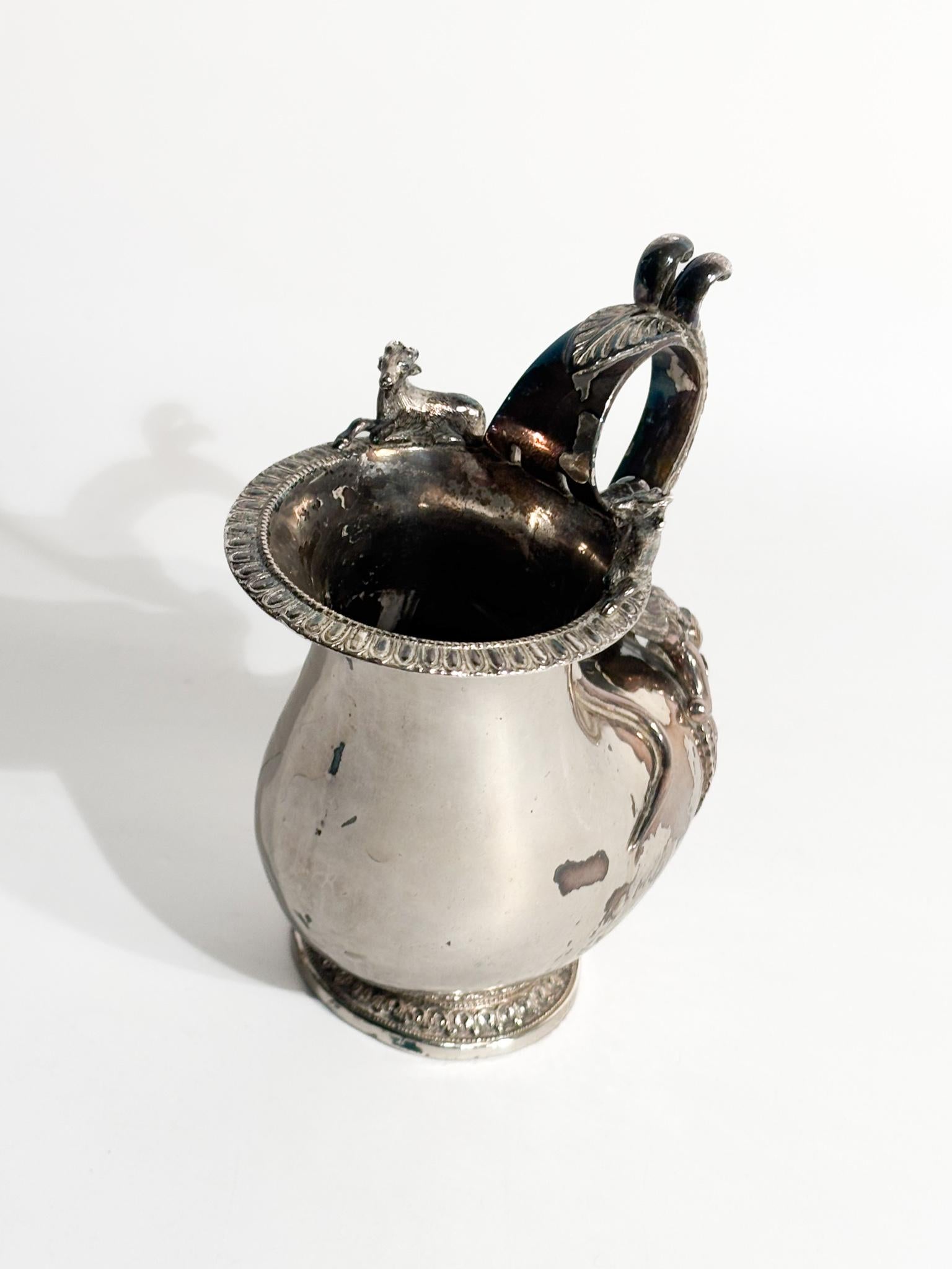Brocca in Argento Inglese Londinese del 1834 in vendita 8