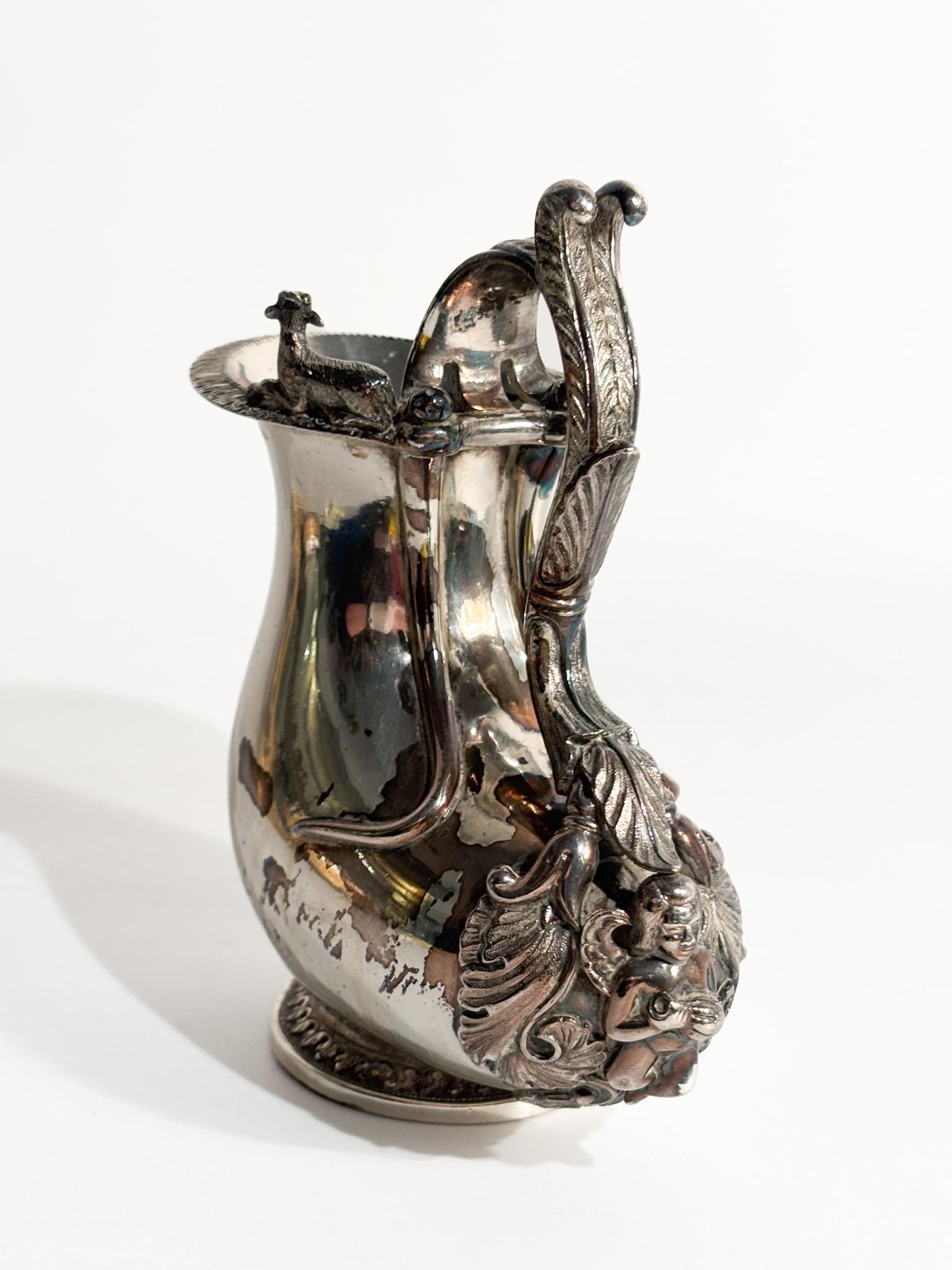 Brocca in Argento Inglese Londinese del 1834 In condizioni discrete in vendita a Milano, MI
