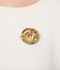 Broche Napoléon III en or