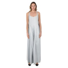 Brock Collection Blue Flared Maxi Dress Size XS