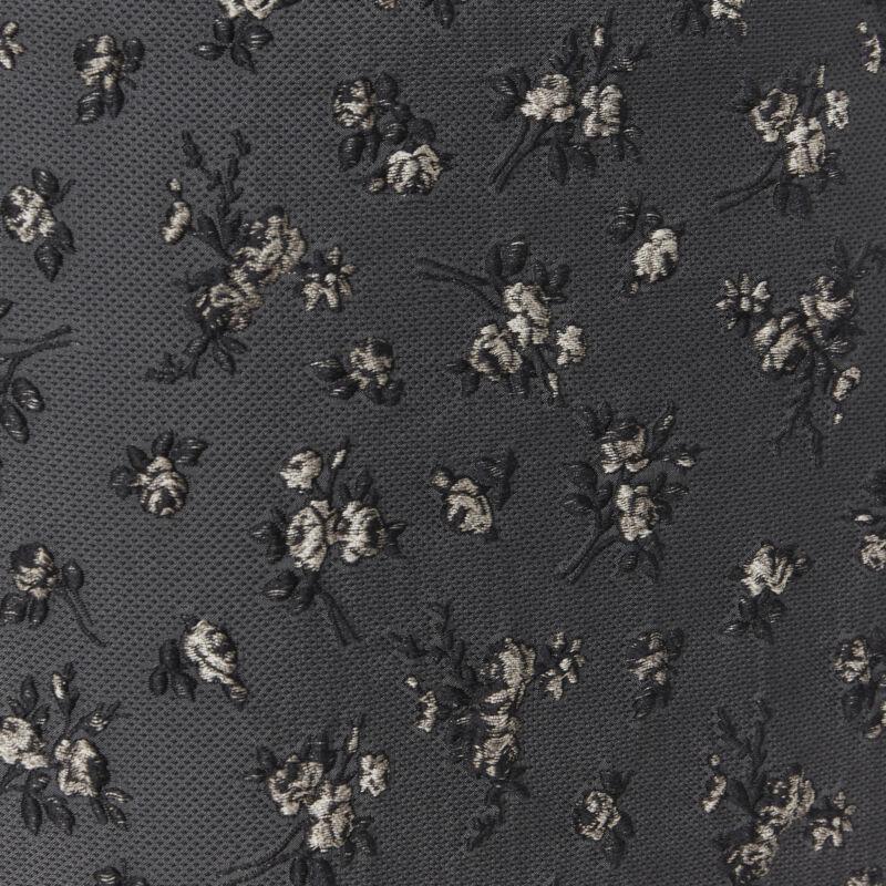 BROCK COLLECTION falda lápiz gris floral con pinzas en la parte delantera Us0 XS en venta 3