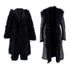 Brock Collection Reversible Toscana Shearling & Leather Coat US 2