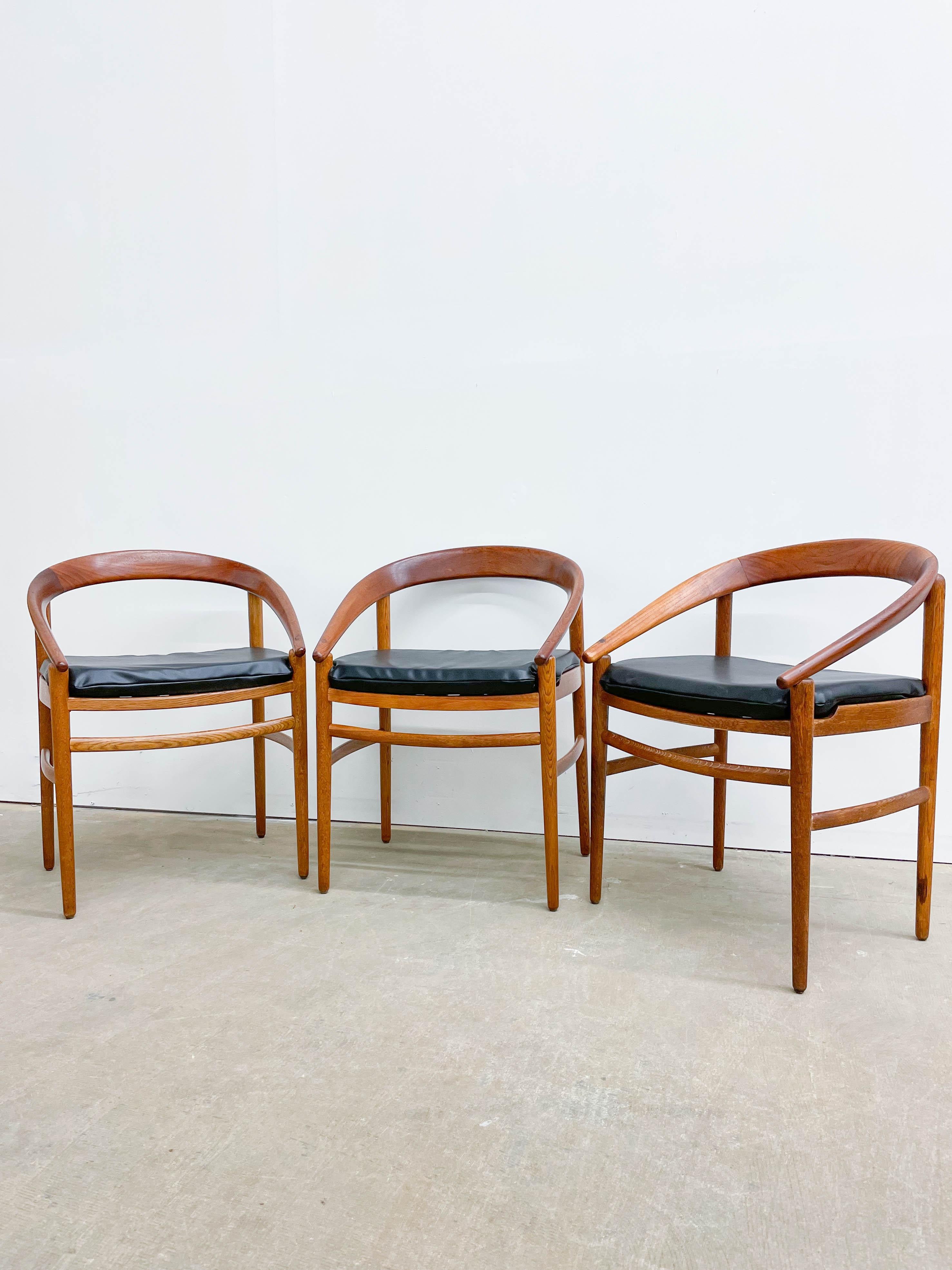 Brockmann Petersen Danish Modern Dining Chairs 2