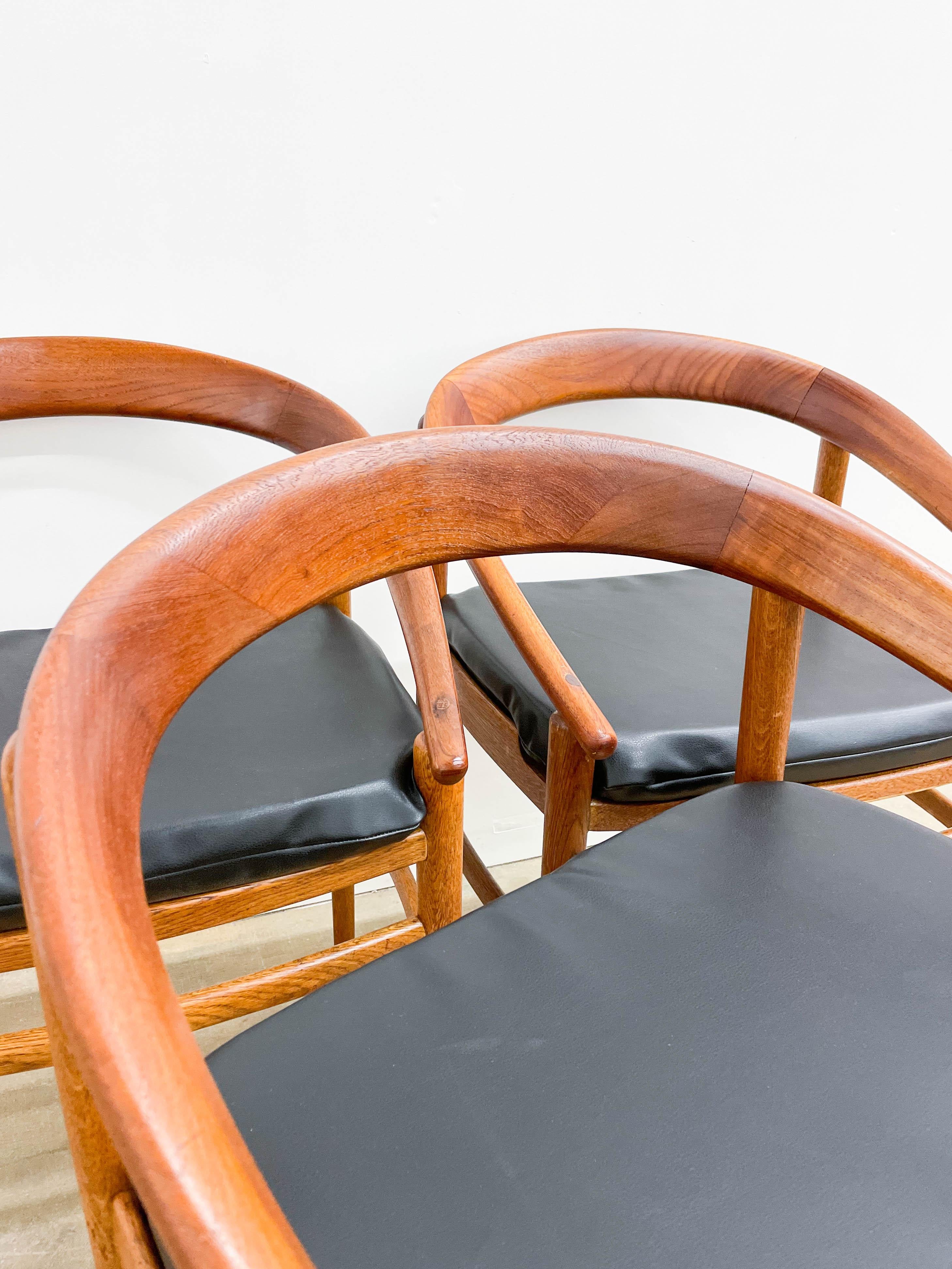 Brockmann Petersen Danish Modern Dining Chairs 3
