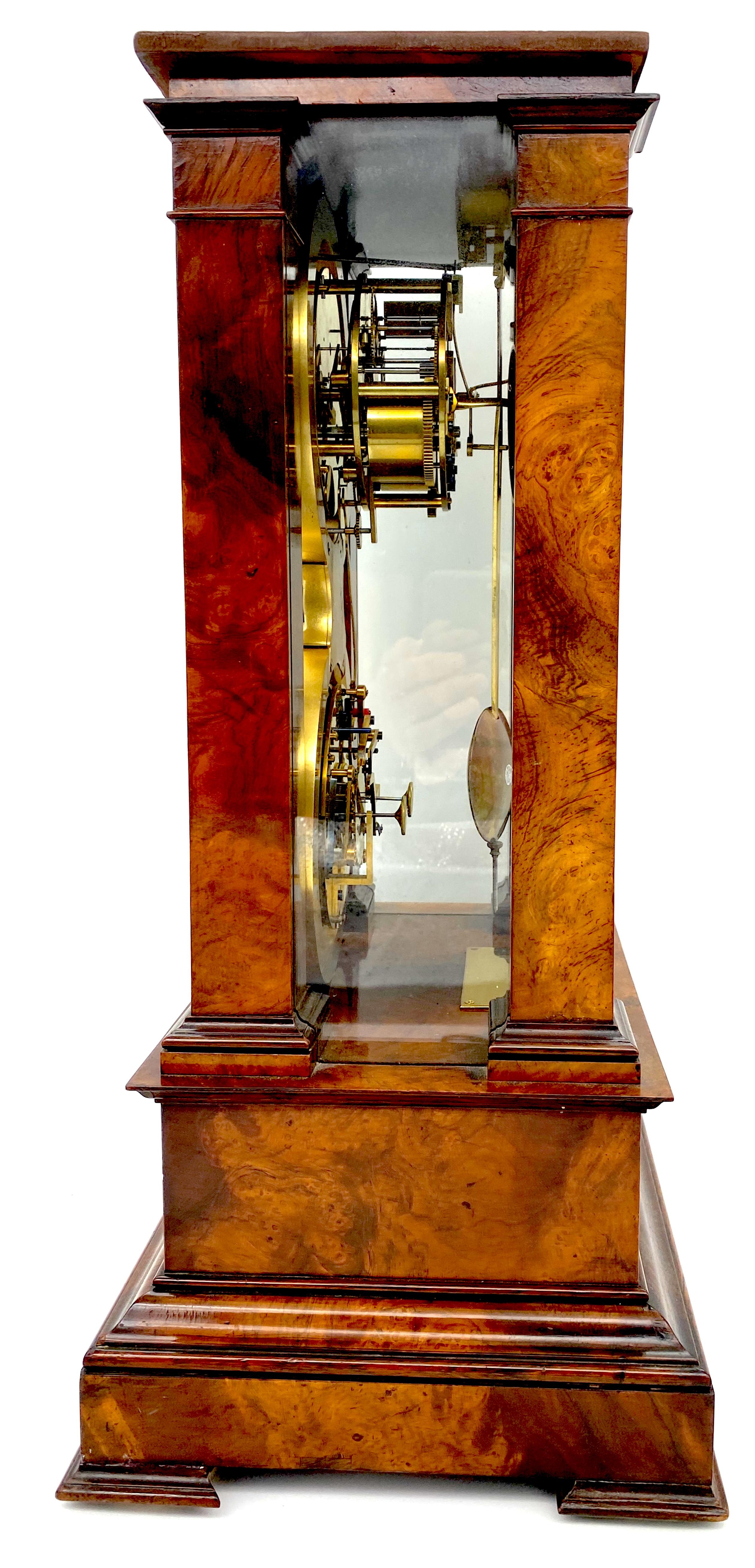 Brocot–Delettrez Paris Astronomical Clock with Perpetual Calendar, C. 1872–1880 In Good Condition For Sale In West Palm Beach, FL