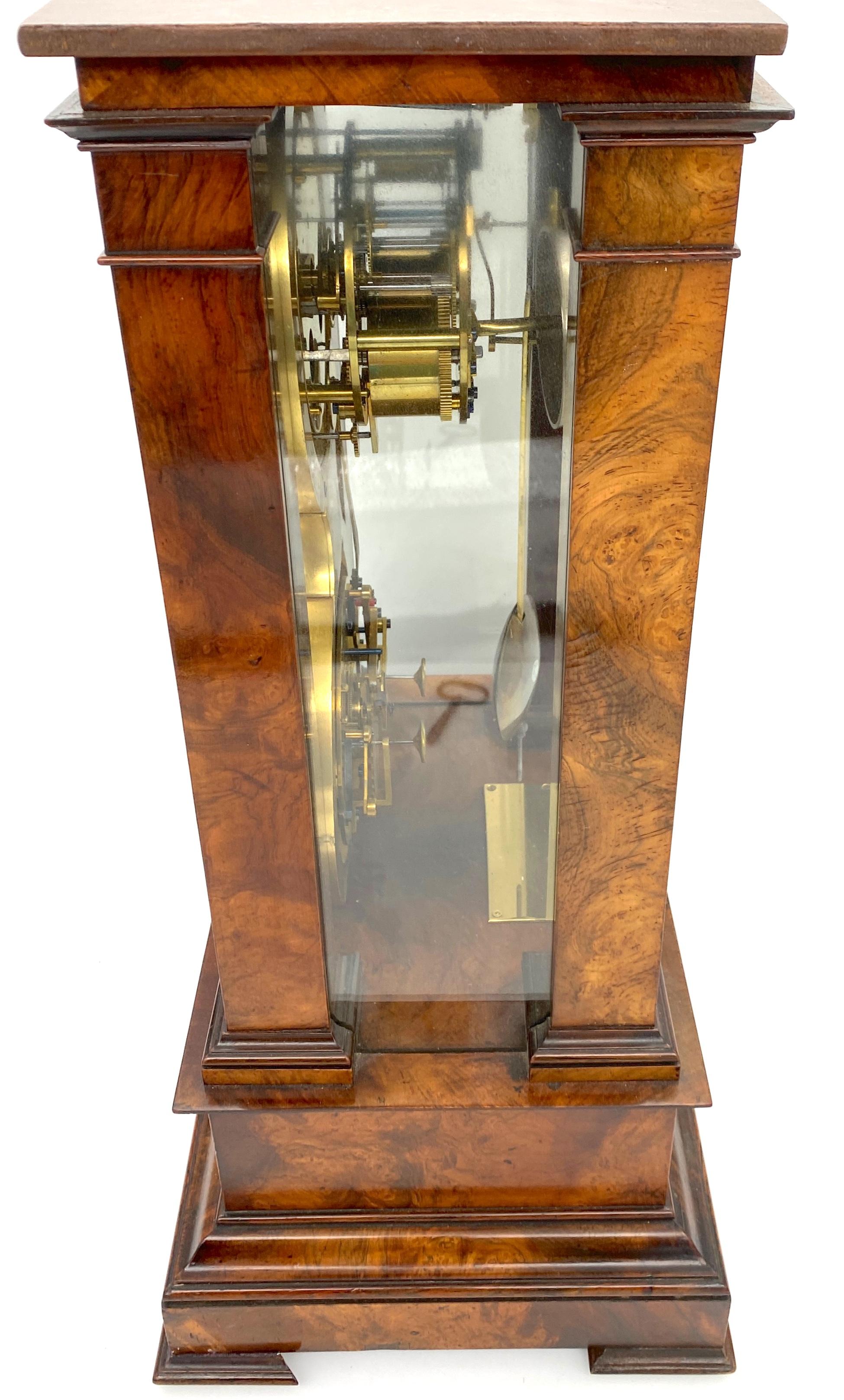 19th Century Brocot–Delettrez Paris Astronomical Clock with Perpetual Calendar, C. 1872–1880 For Sale