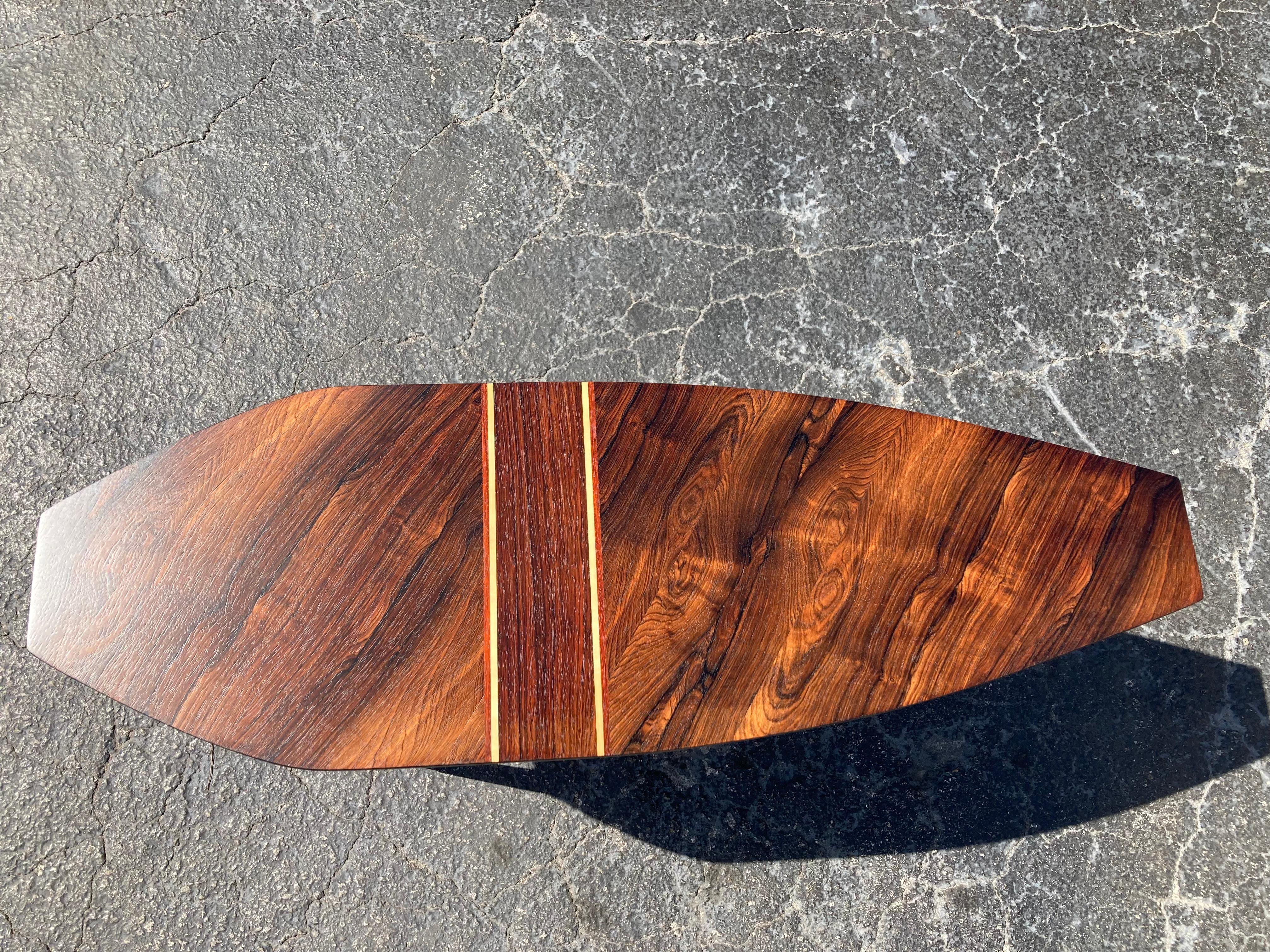 Mid-20th Century Bröderna Miller Rosewood Side or Coffee Table, Sweden, 1960s For Sale
