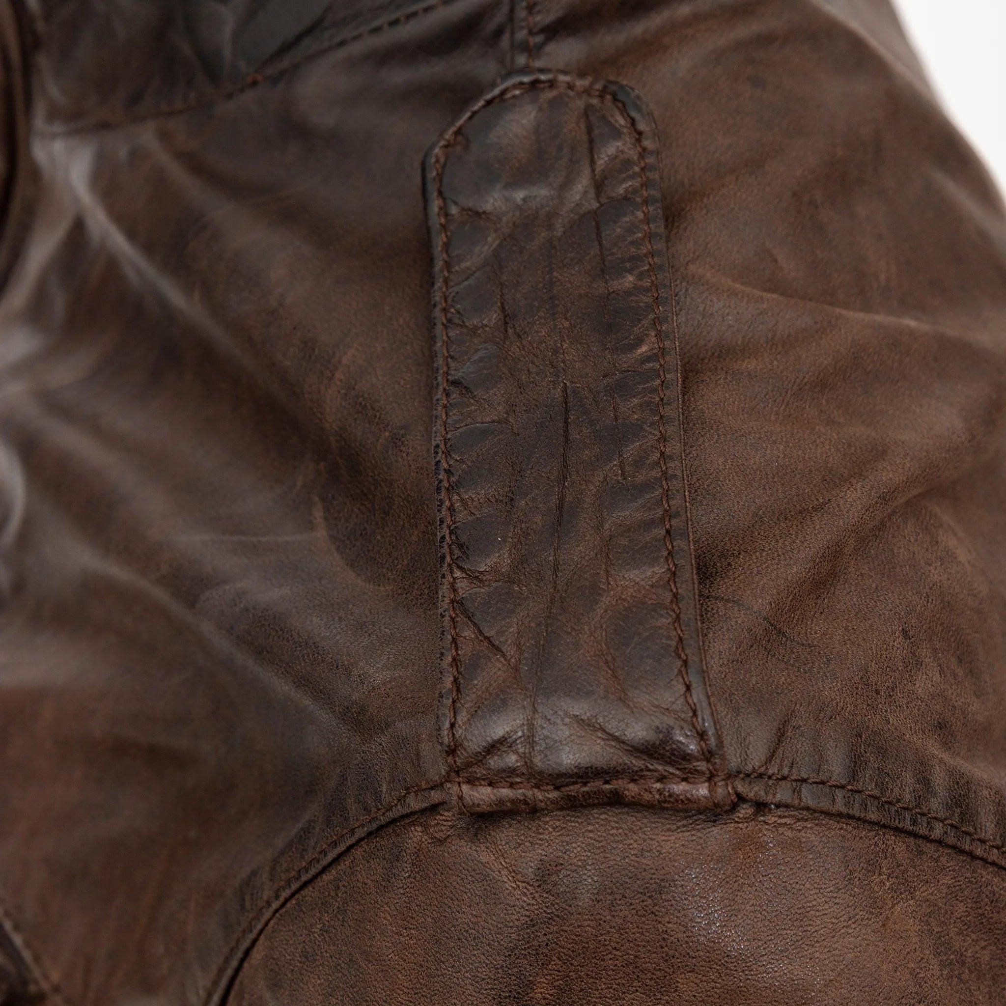 Chaqueta de piel Brogden - Años 00 en venta 3
