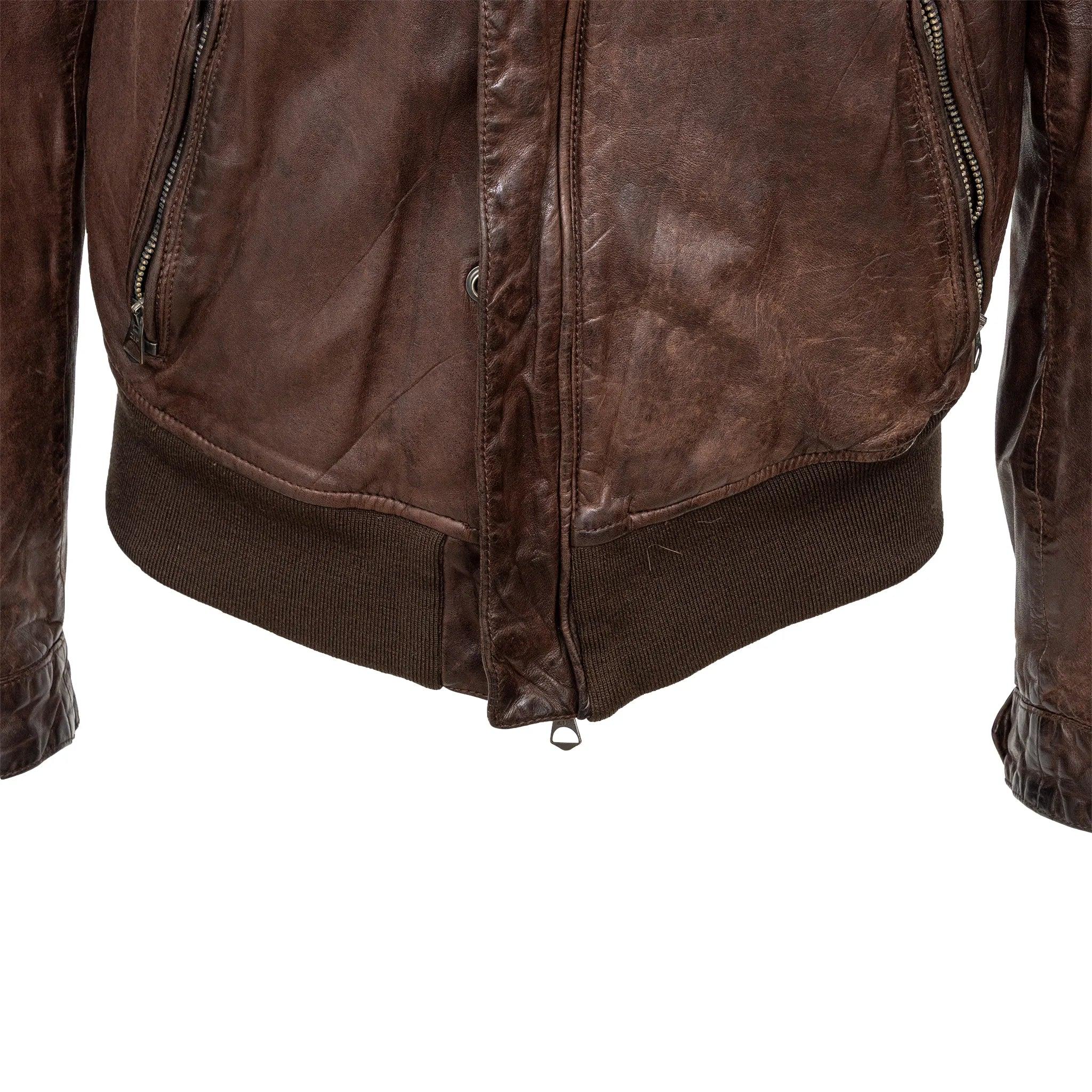 Chaqueta de piel Brogden - Años 00 en venta 4