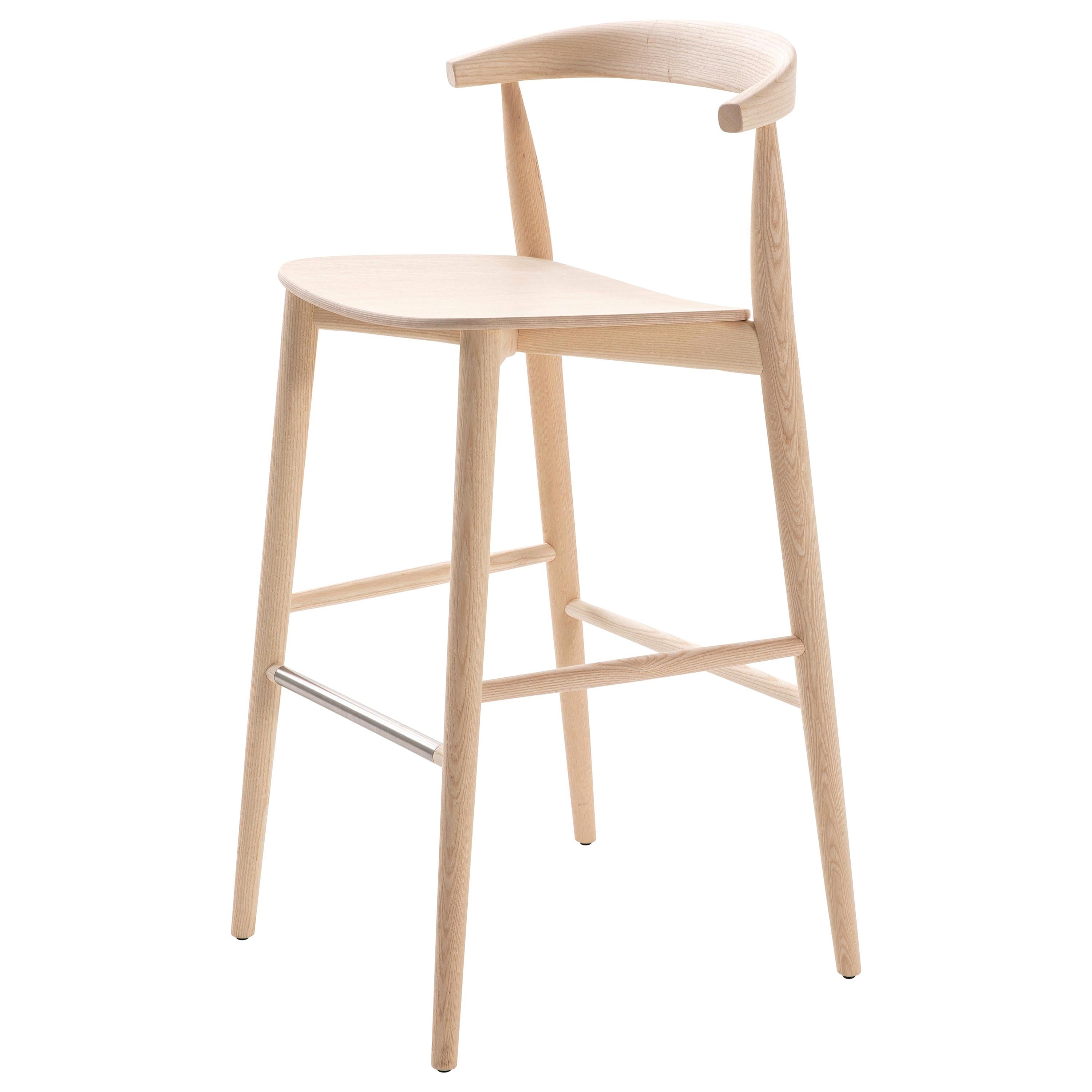 Brogliato Traverso Newood Light Stool in Bleached Ash for Cappellini