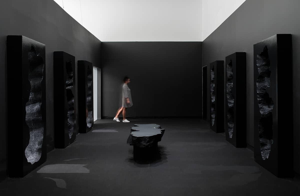 Broken Bench Almost Black by Gufram, Snarkitecture In New Condition For Sale In Beverly Hills, CA
