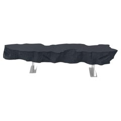 Broken Bench Almost Black by Gufram, Snarkitecture
