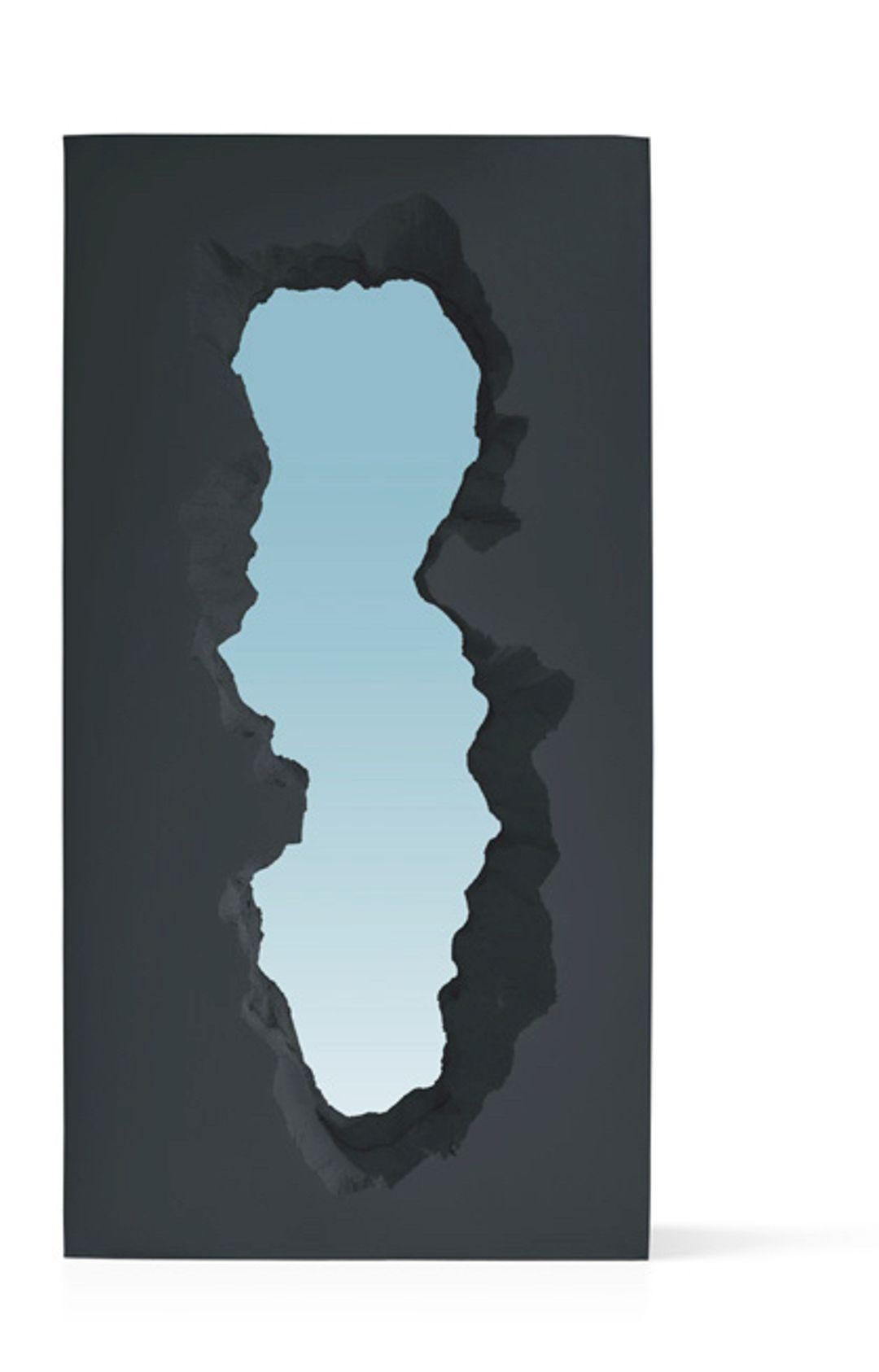 Broken Mirror Almost Black Limited Edition by Gufram, Snarkitecture For Sale 2