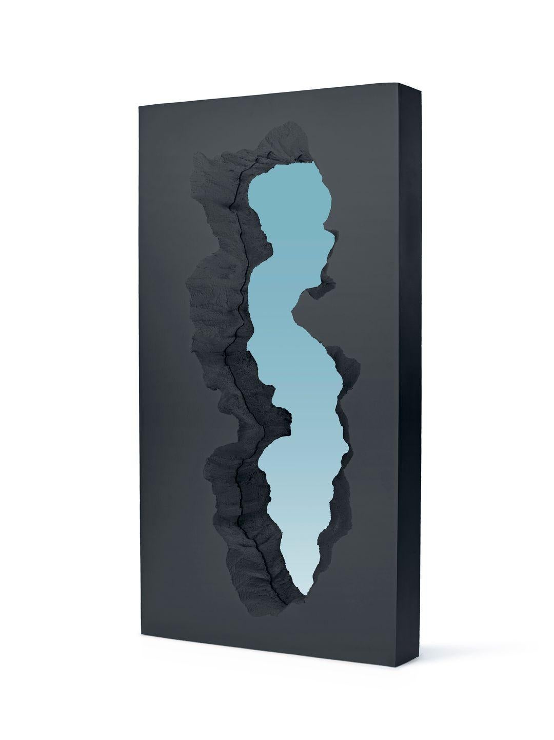 Broken Mirror Almost Black Limited Edition by Gufram, Snarkitecture For Sale 3