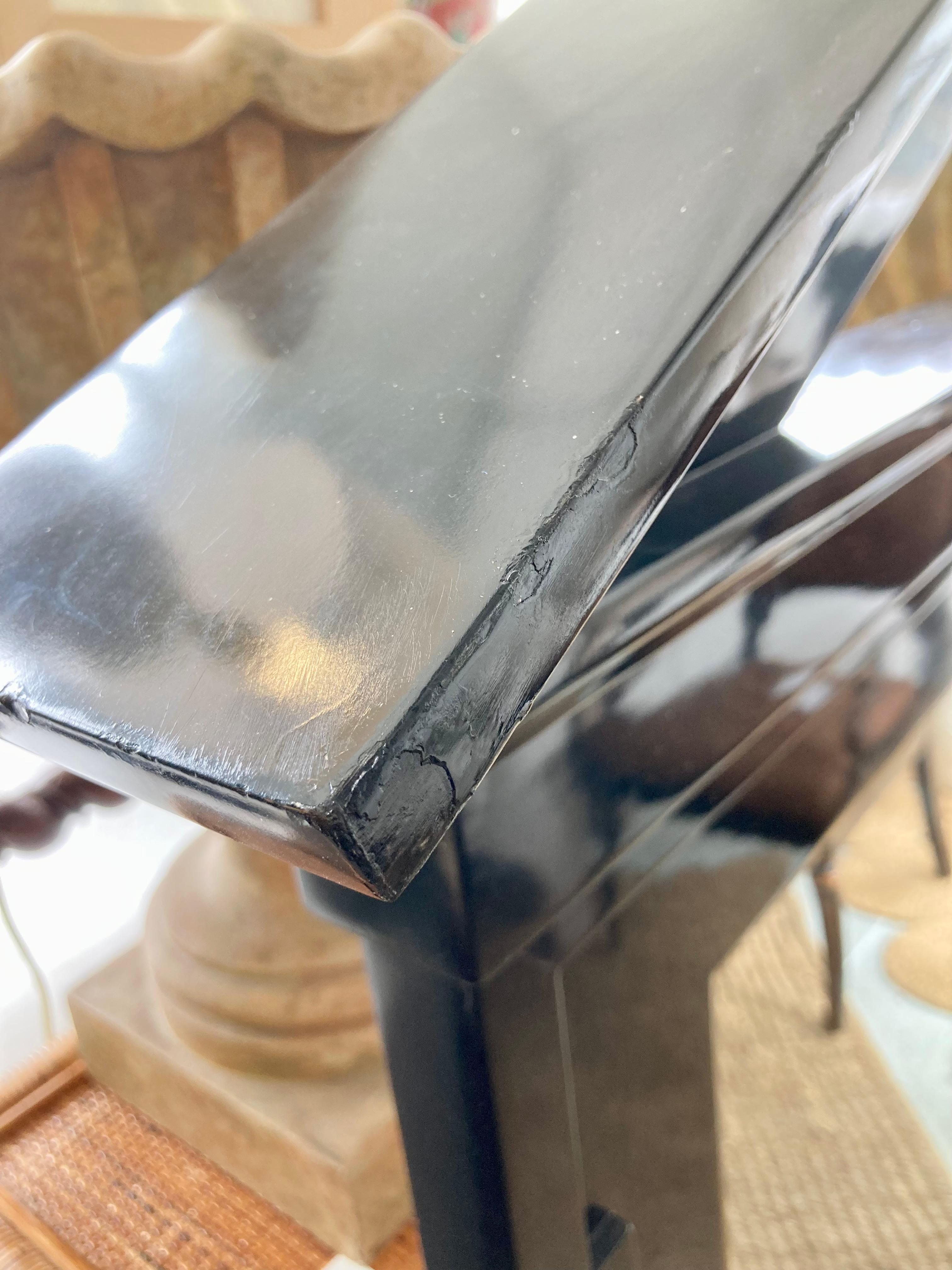 Late 20th Century Broken Pediment Mirror by John Hutton for Donghia For Sale