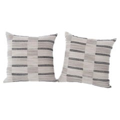 Broken Stripe Square Pillows