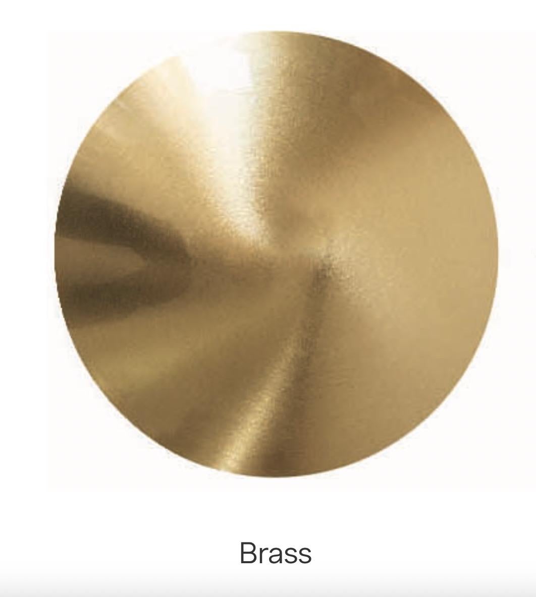 Brokis Knot Disco large suspension lamp smoke gray transparent glass and brass In Excellent Condition For Sale In Rhinebeck, NY