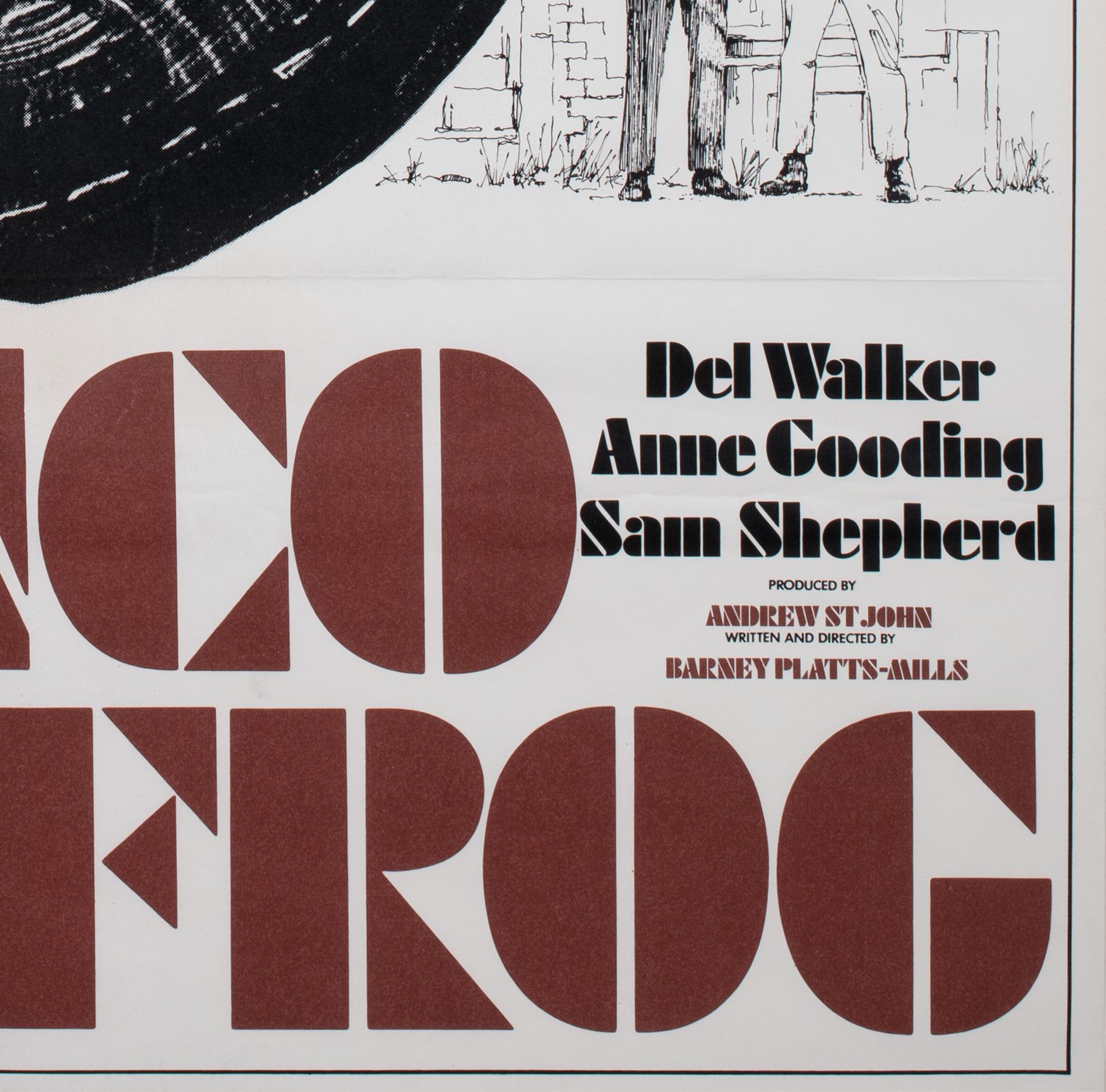 BRONCO BULLFROG 1969 UK 1 Sheet Film Movie Poster For Sale 2